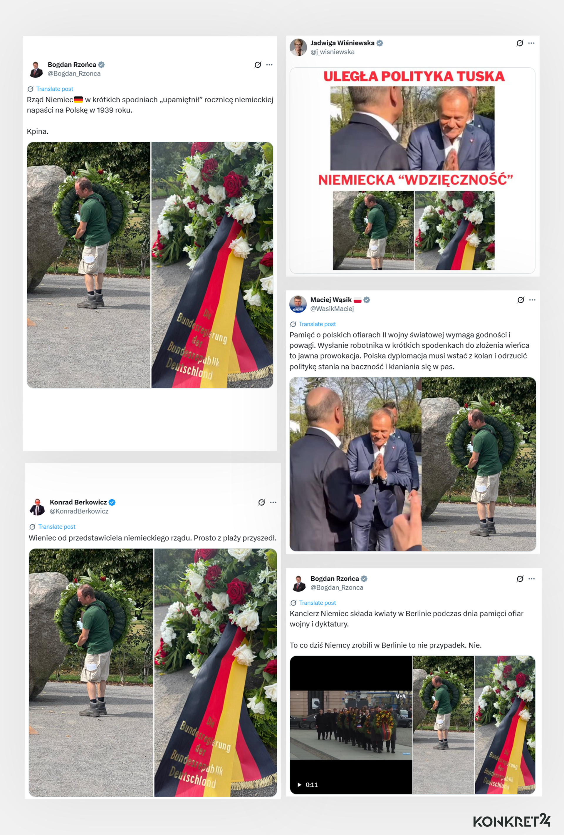 Wpisy oburzonych polityków opozycji, którzy fake newsa wzięli za prawdę