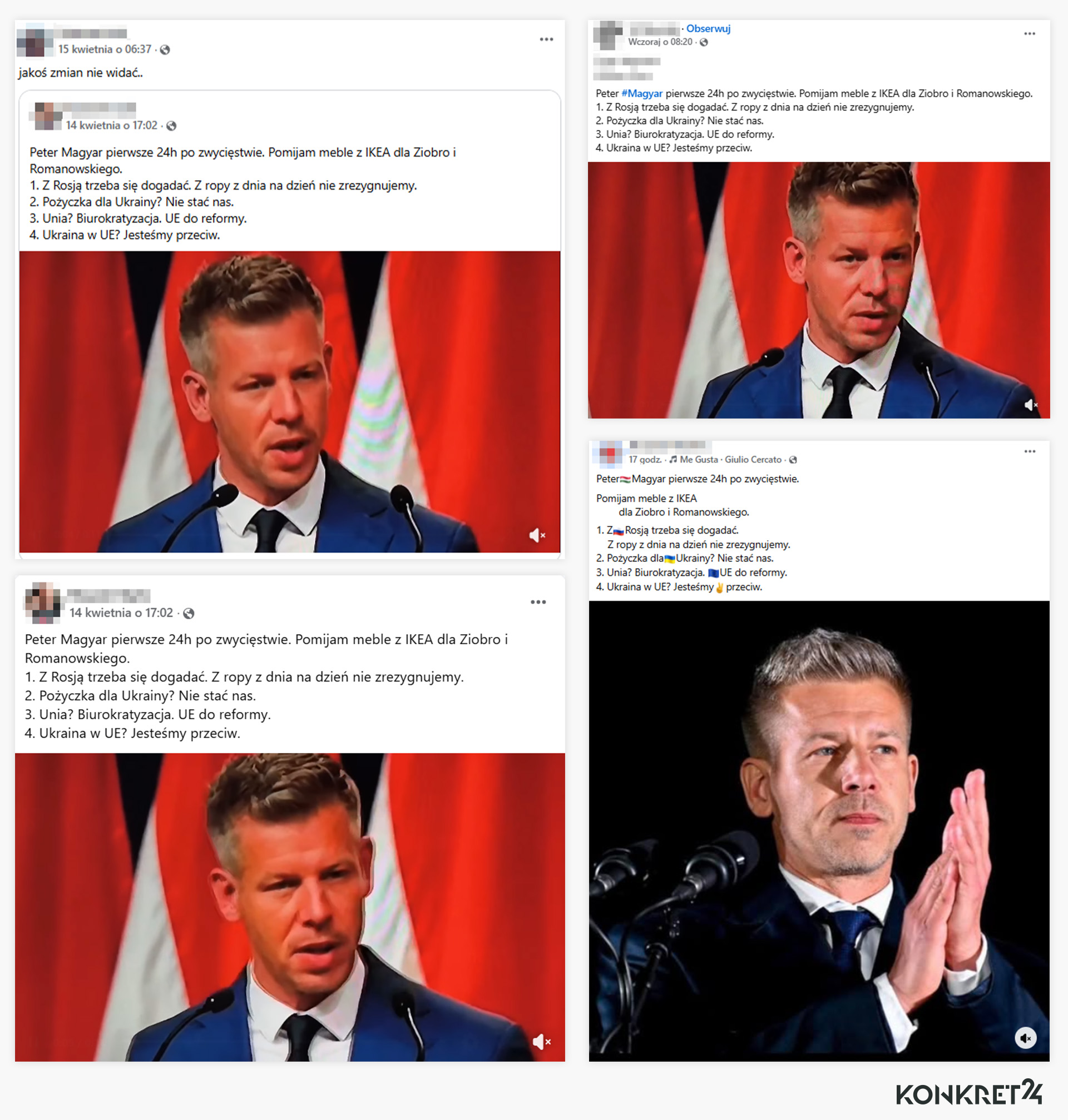 Tezy o Ukrainie i rosyjskiej ropy krążą także na Facebooku