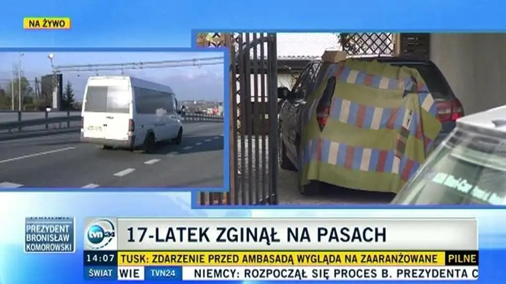 17-latek zginął na miejscu. Policja sprawdza kto był sprawcą wypadku