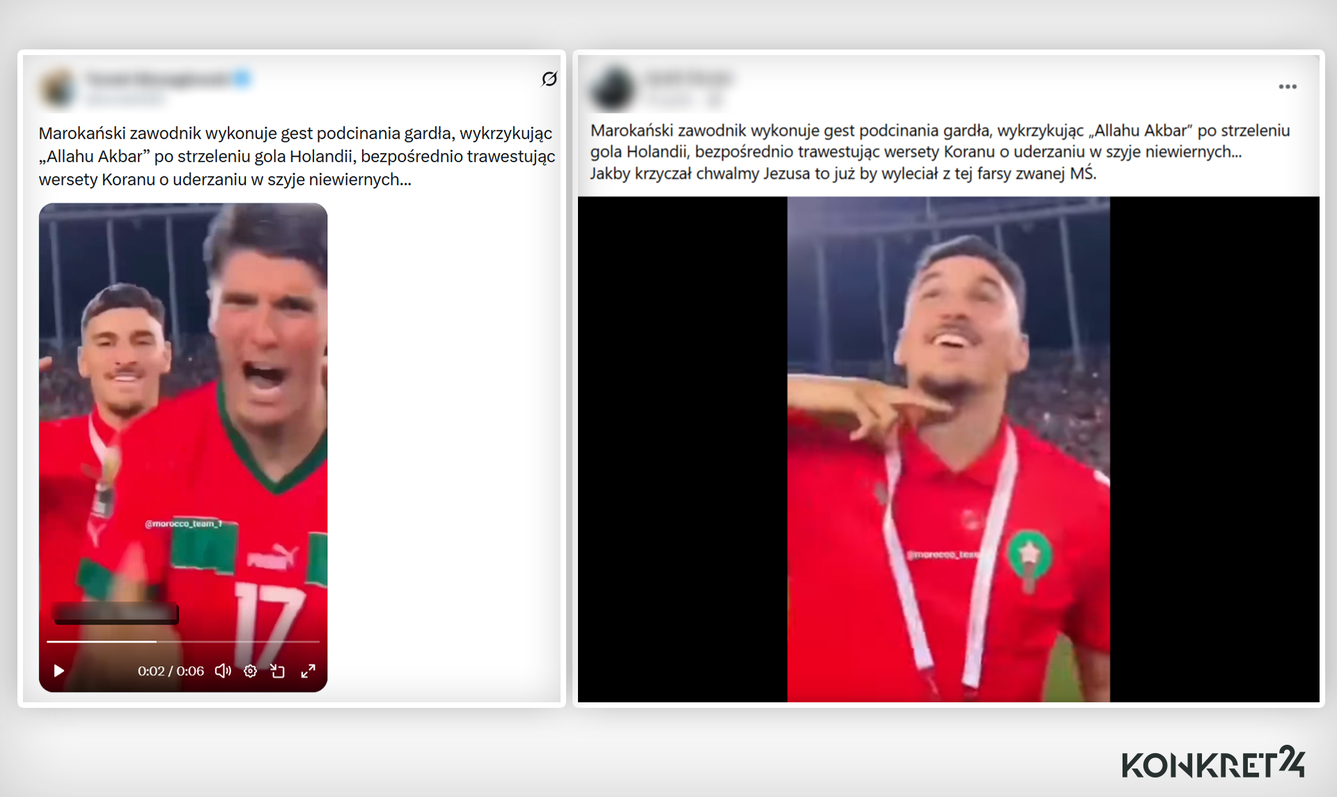 Internauci twierdzili, że piłkarz wykonał gest po strzeleniu gola na mundialu