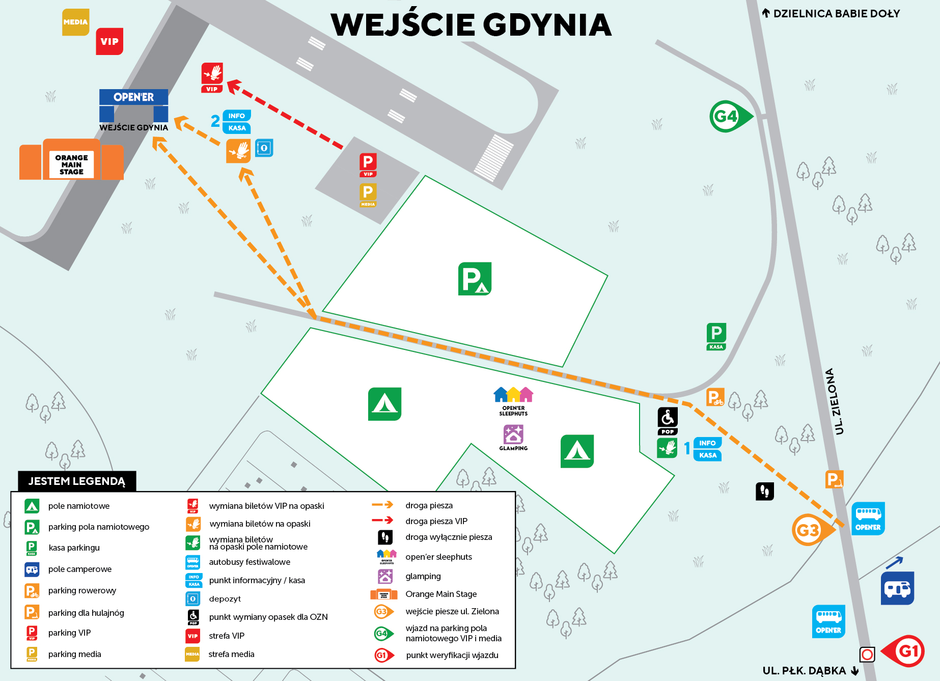 Open'er 2026 - wejście od strony Gdyni