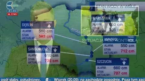 19.05 | Fala zmierza do Warszawy