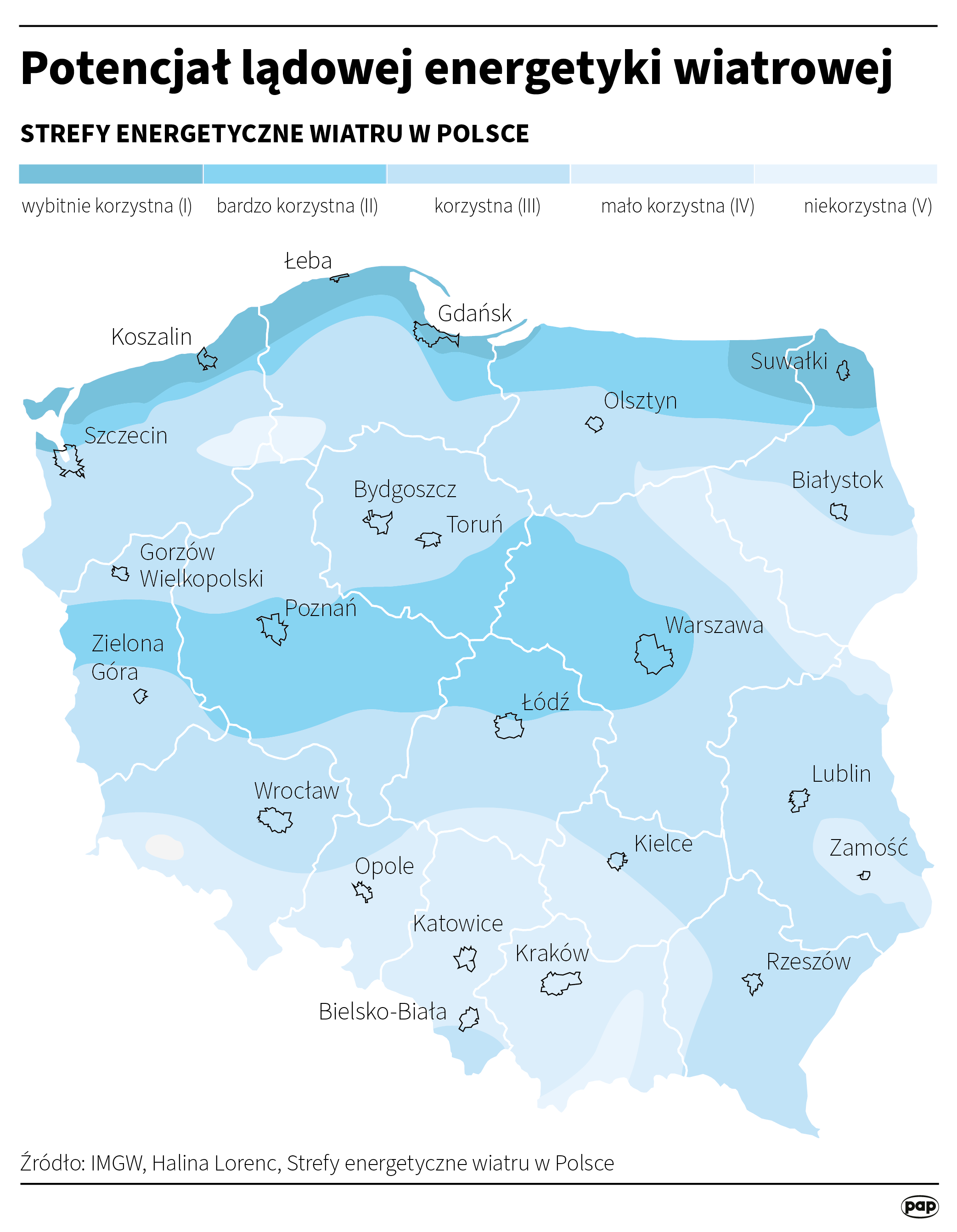 Potencjał lądowej energetyki wiatrowej