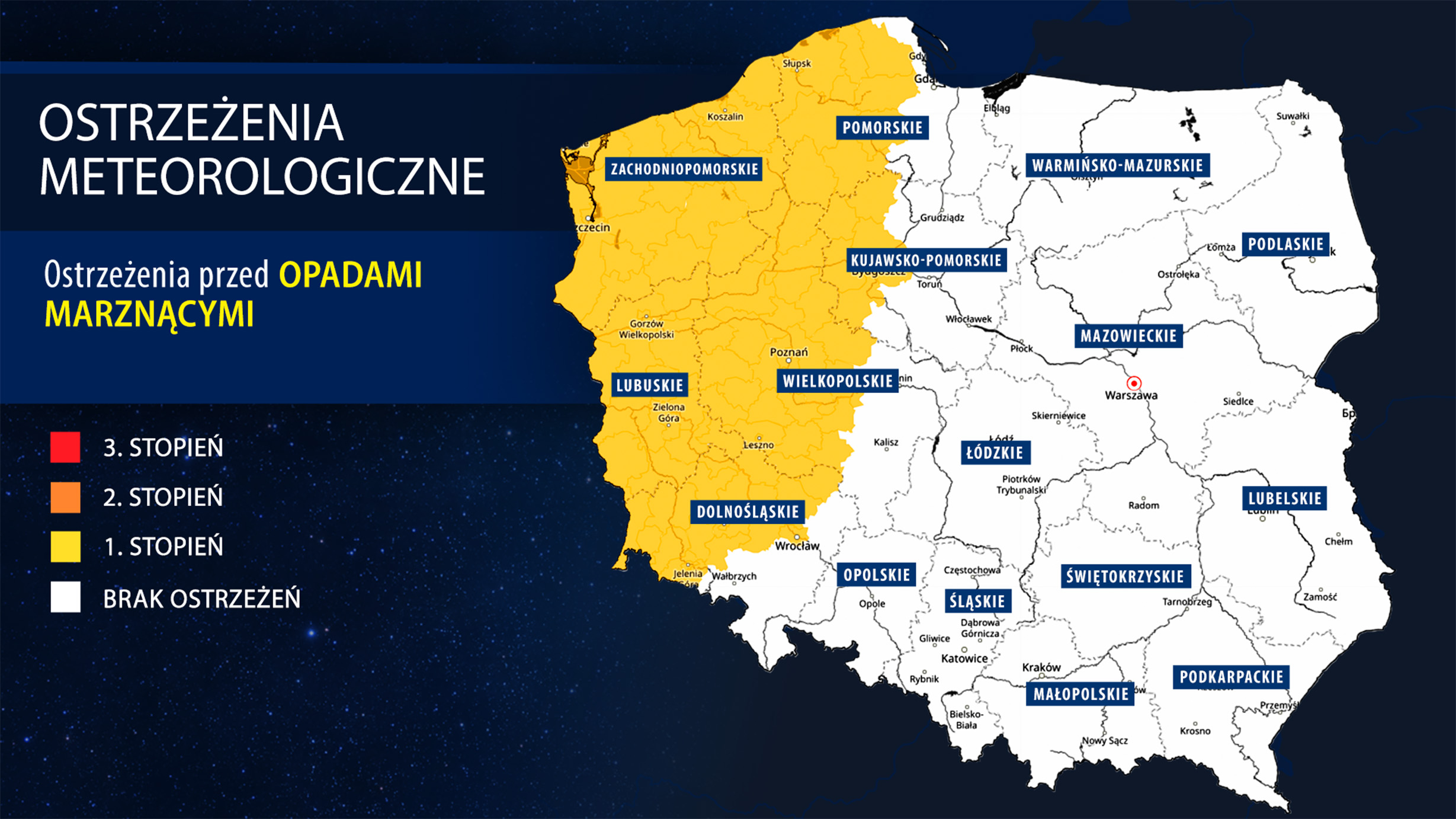 Ostrzeżenia meteorologiczne IMGW