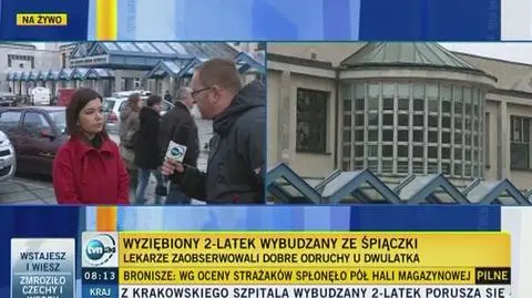 2-letni Adaś znaleziony w hipotermii budzi się ze śpiączki