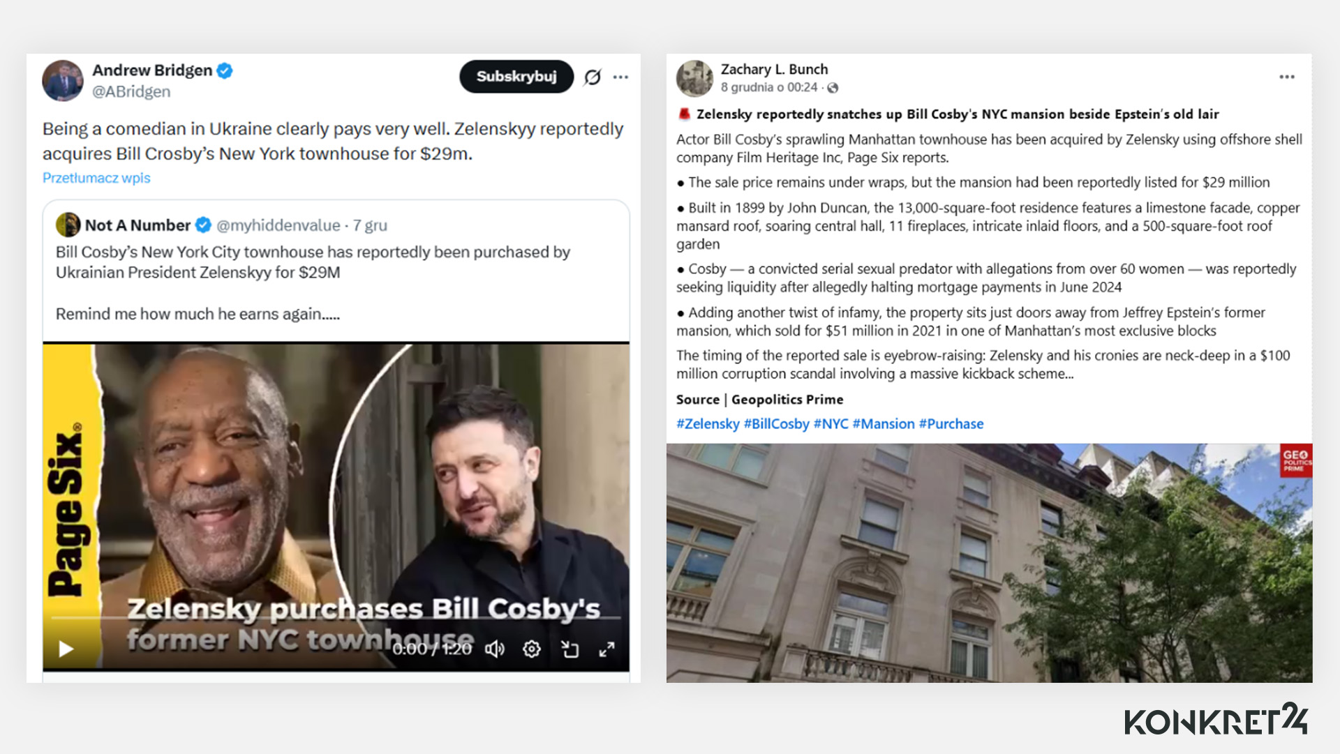 Posty zbudowane na rosyjskiej fałszywce krążyły masowo między innymi w anglojęzycznej sieci 