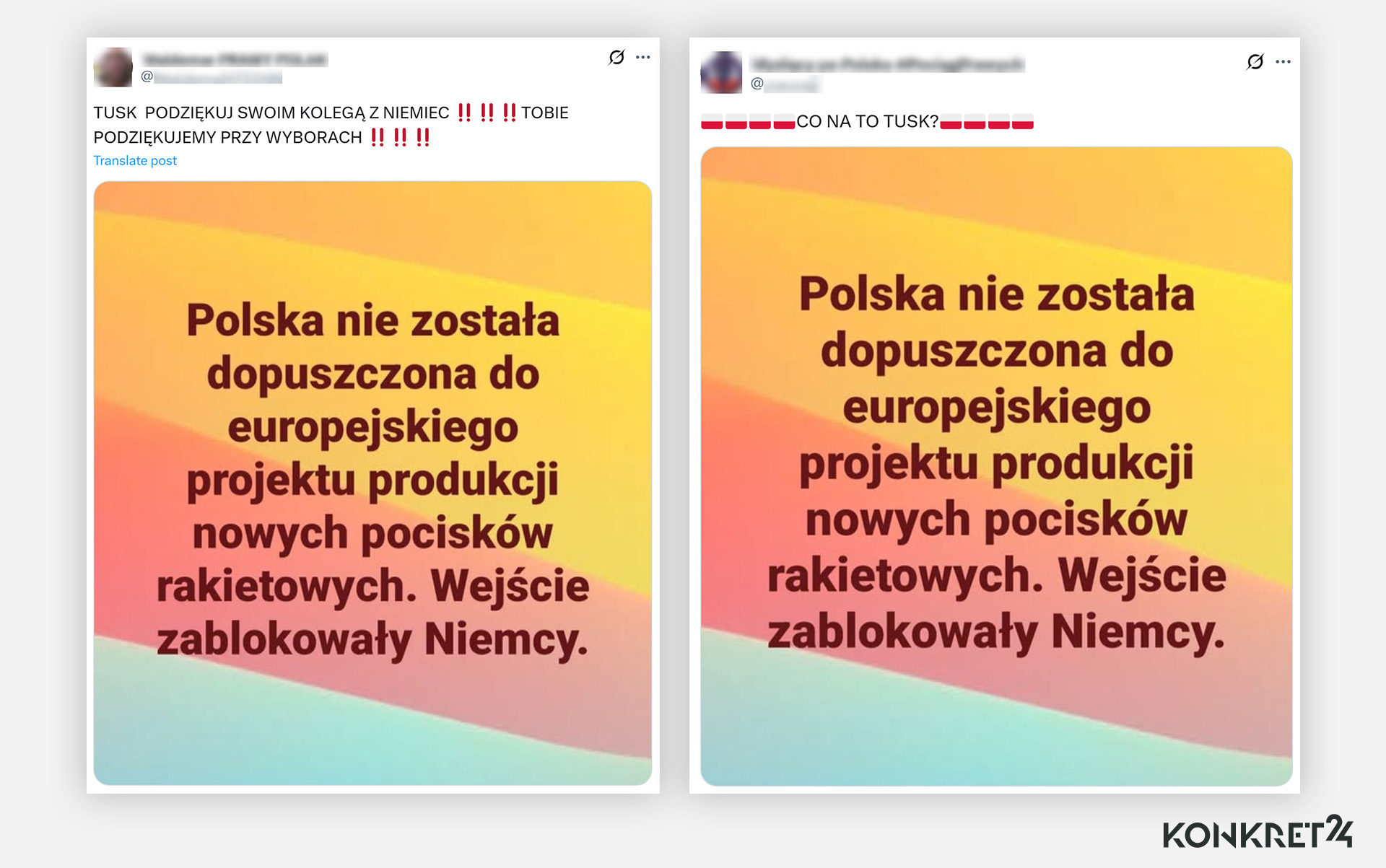 Fałszywe doniesienia, że Niemcy zablokowały Polskę w projekcie produkcji nowych pocisków rakietowych 