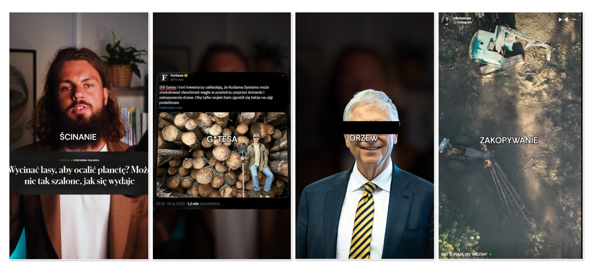 Nagranie z fałszywym przekazem o Billu Gatesie ukazało się na Instagramie i Facebooku