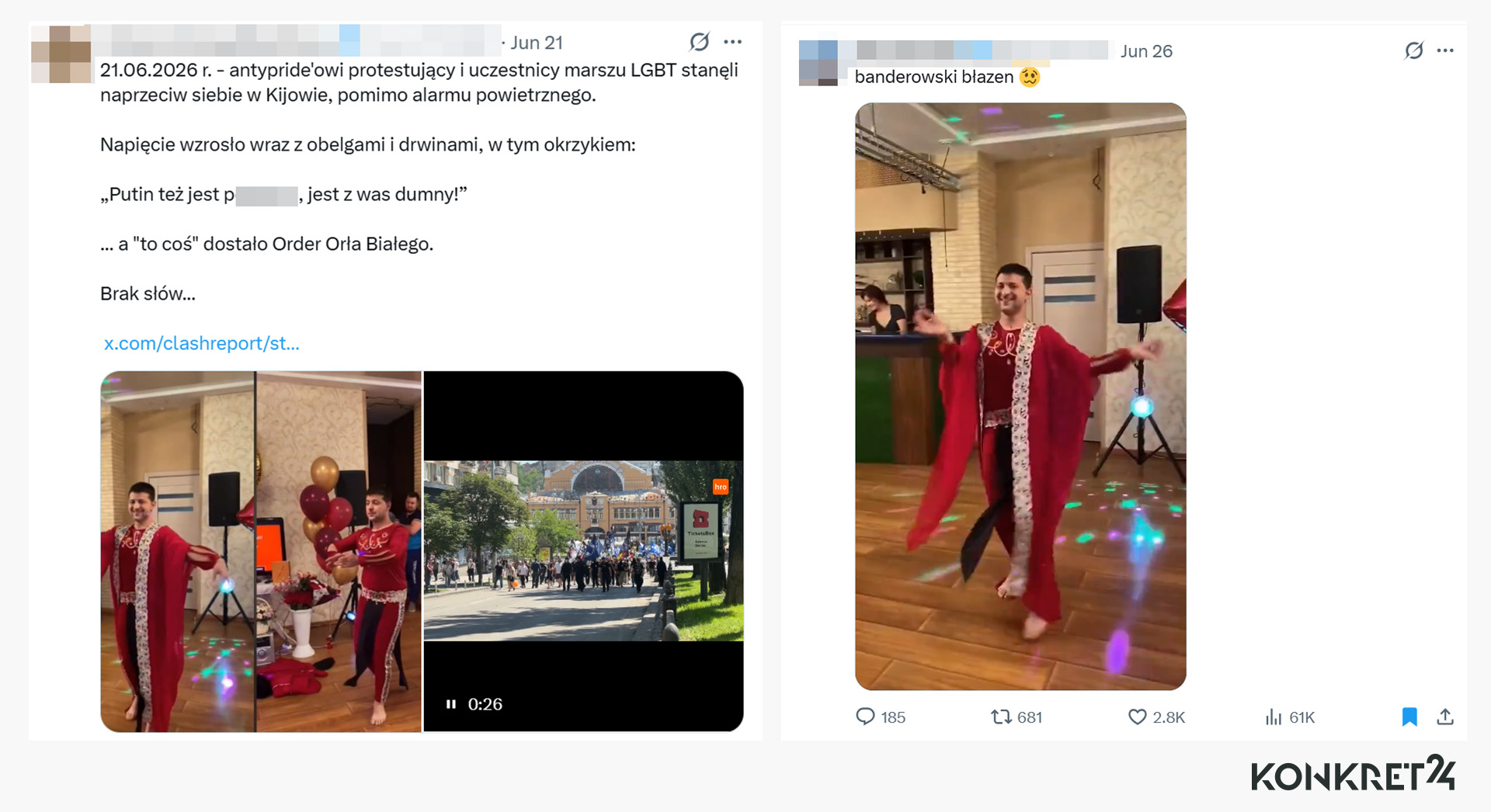 Internauci rozpowszechniają nagranie rzekomo tańczącego Zełenskiego