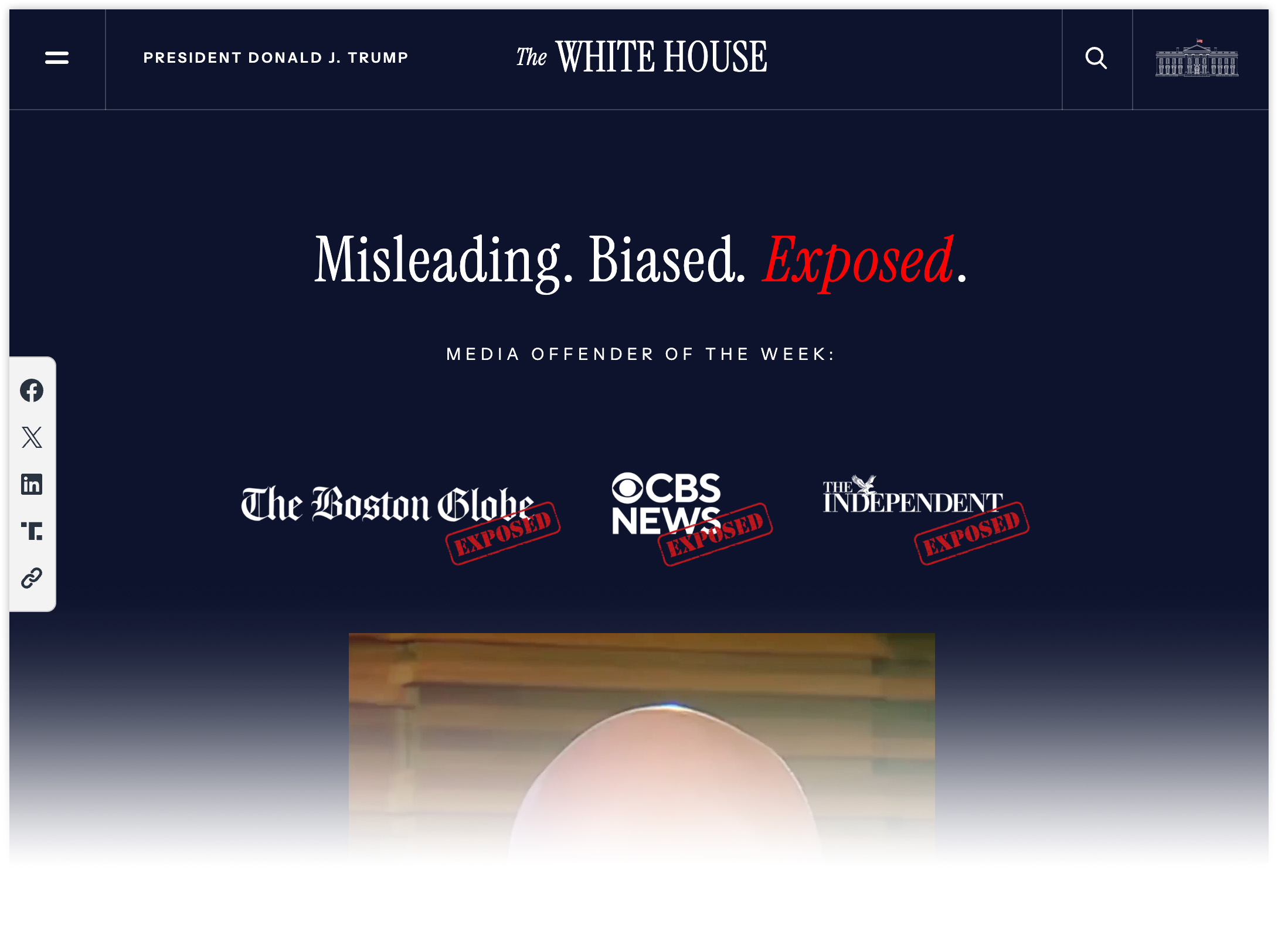 Nowa sekcja na stronie internetowej Białego Domu