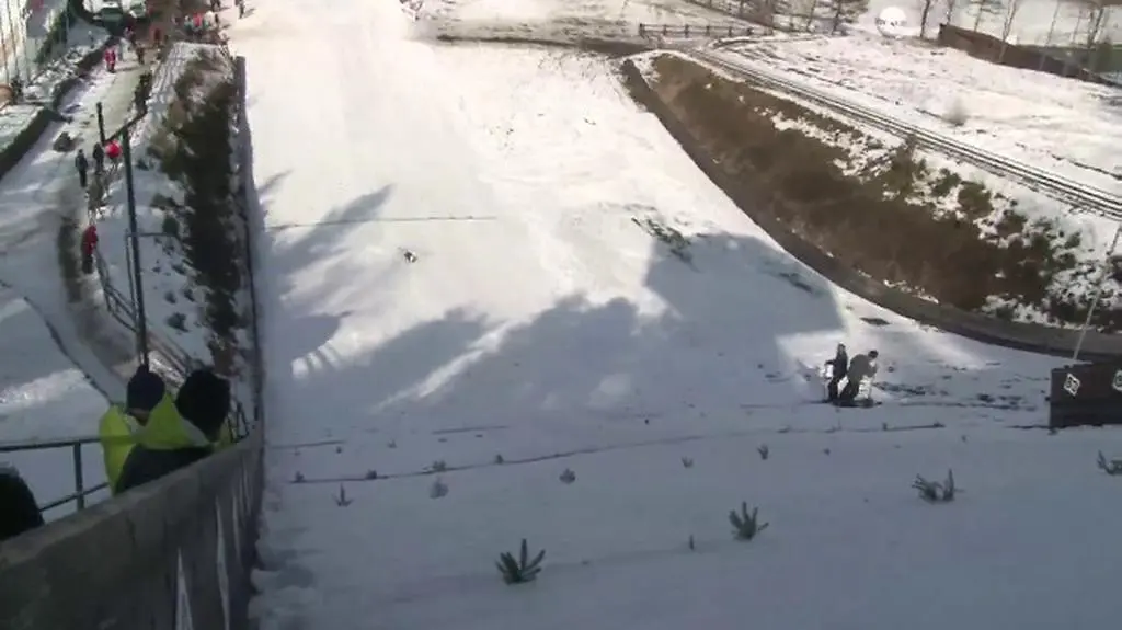 25.02.2014 | Wypadek 12-latka na skoczni w Zakopanem