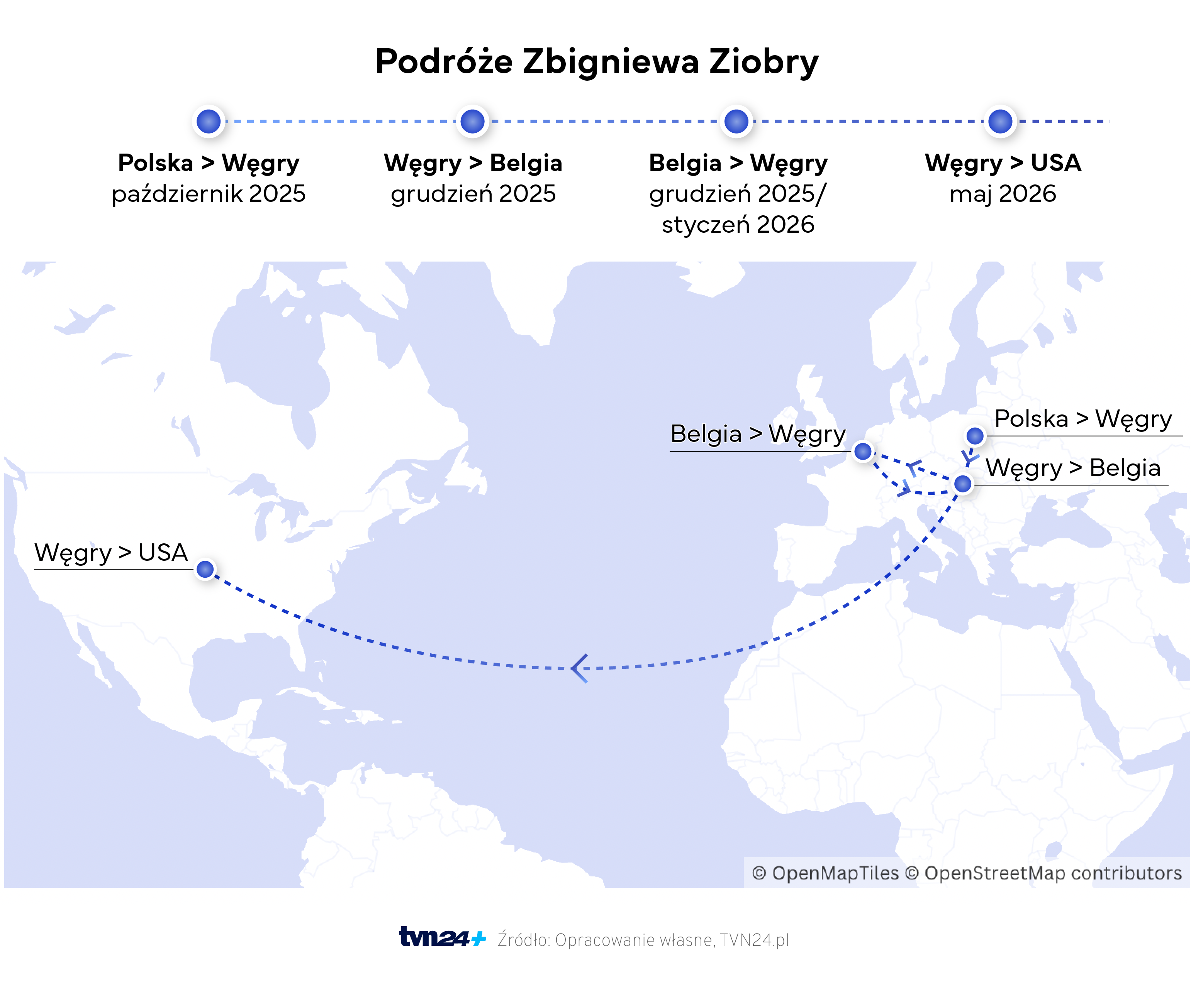 Gdzie przemieszczał się Zbigniew Ziobro