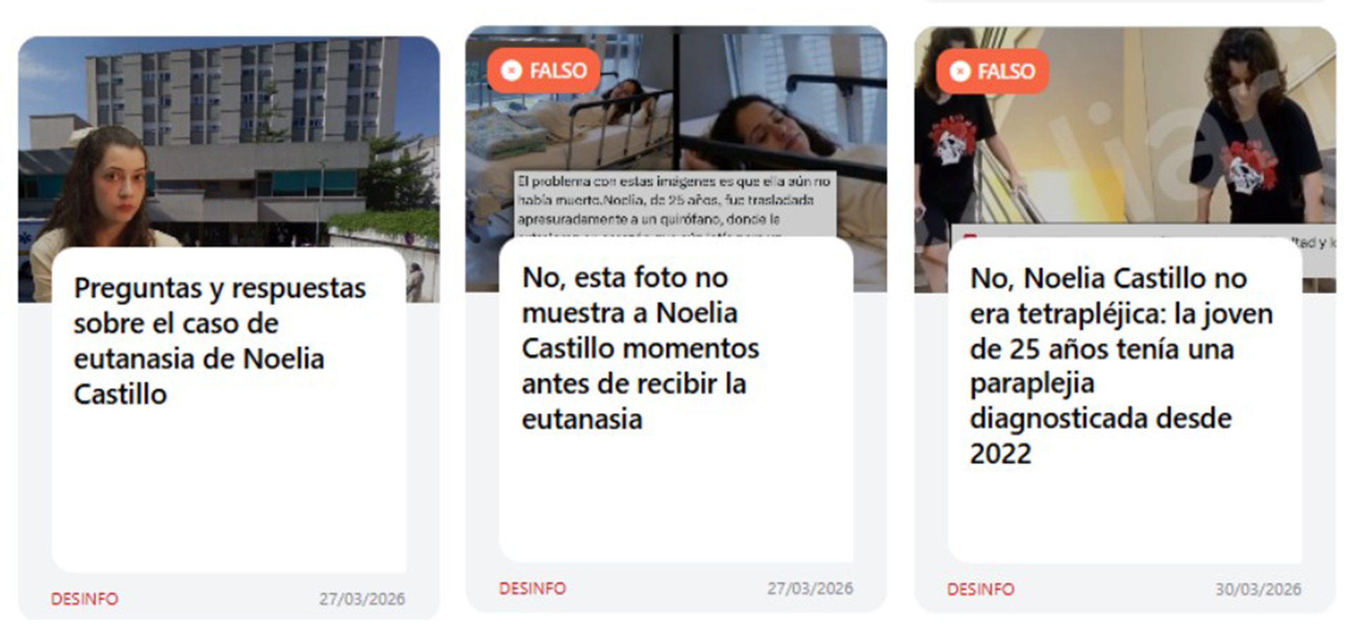 Hiszpański serwis fact-checkingowy Maltida na bieżąco weryfikował fake newsy, które w krążyły o 25-letniej Noelii 