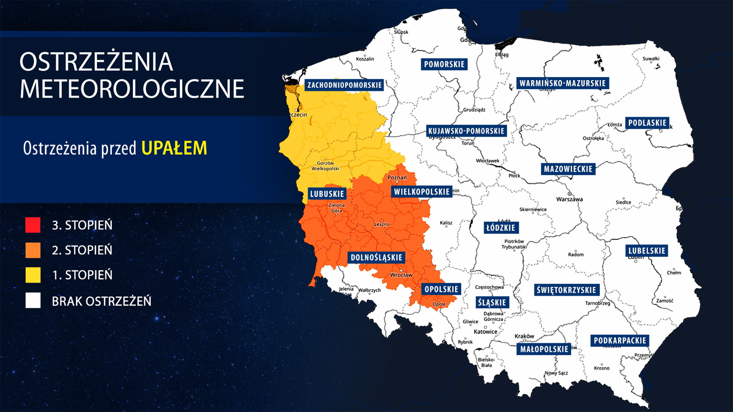 Ostrzeżenia meteorologiczne IMGW