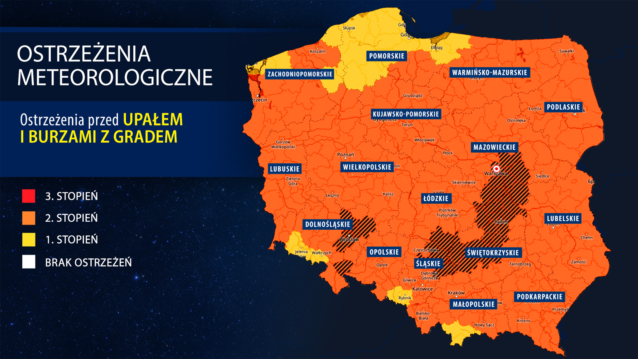 Ostrzeżenia meteorologiczne IMGW