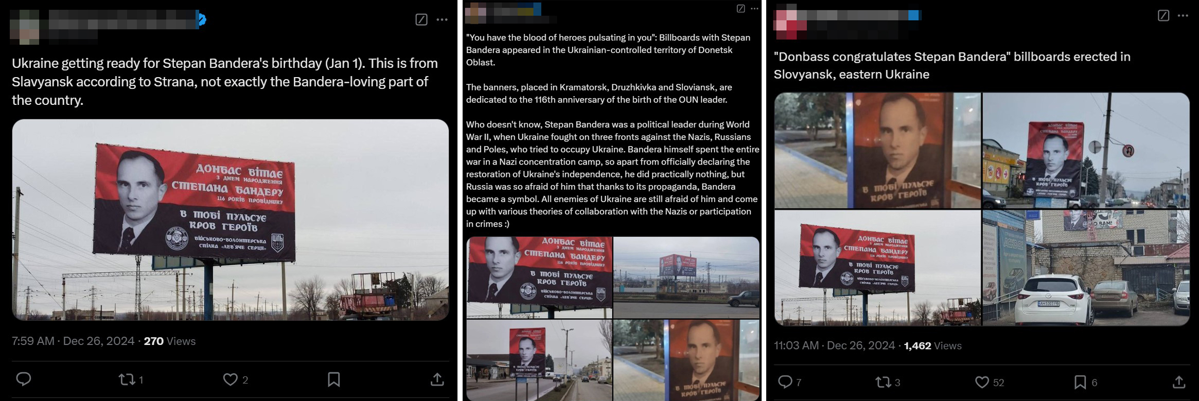 Na zagranicznych kontach publikowano zdjęcia billboardów z oryginalnym napisem