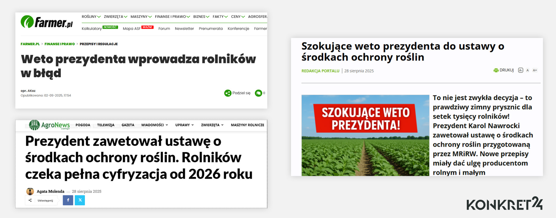 Serwisy fachowe o skutkach prezydenckiego weta  