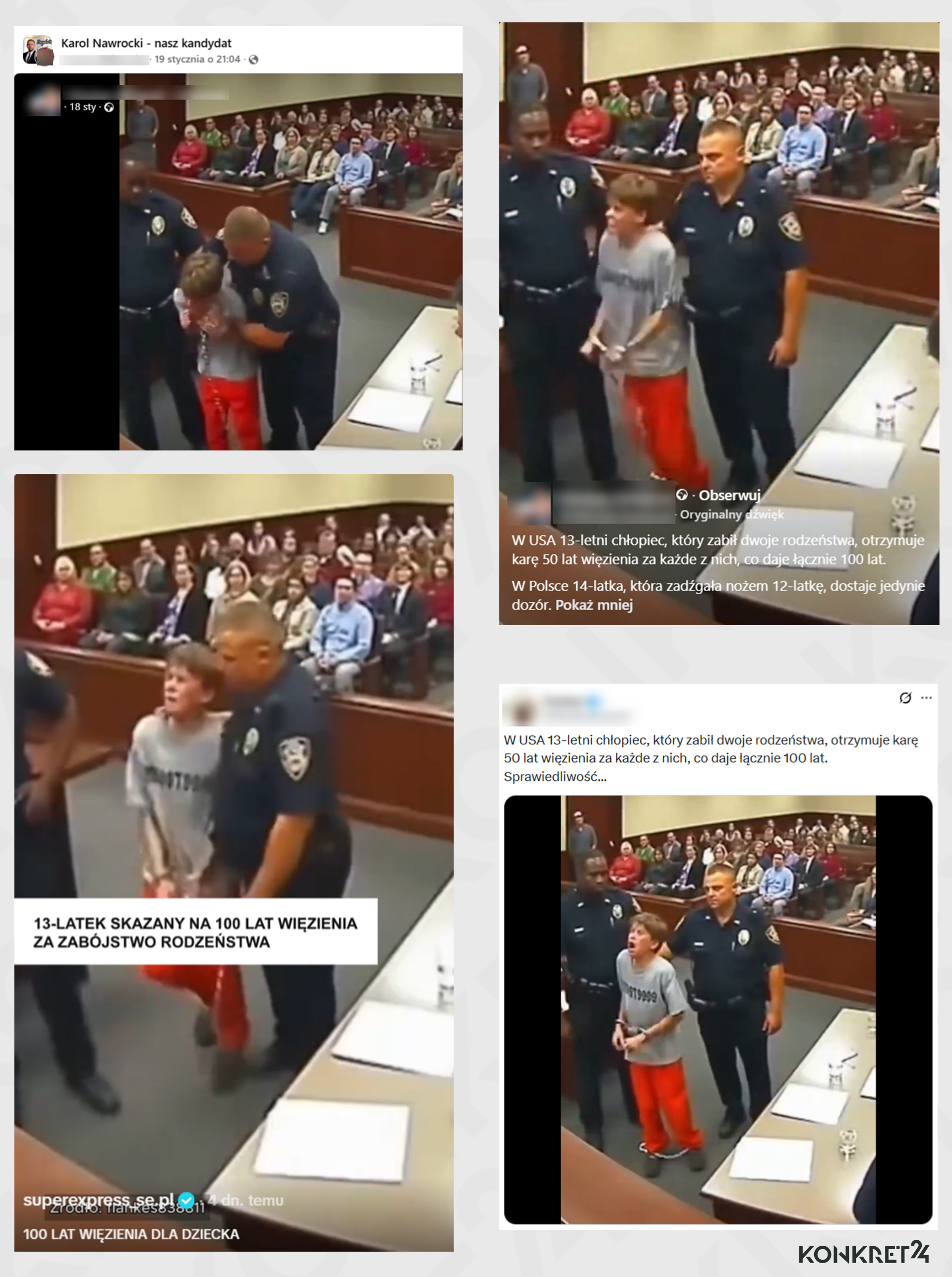 Wprowadzające w błąd posty zyskały dziesiątki, a nawet setki tysięcy wyświetleń