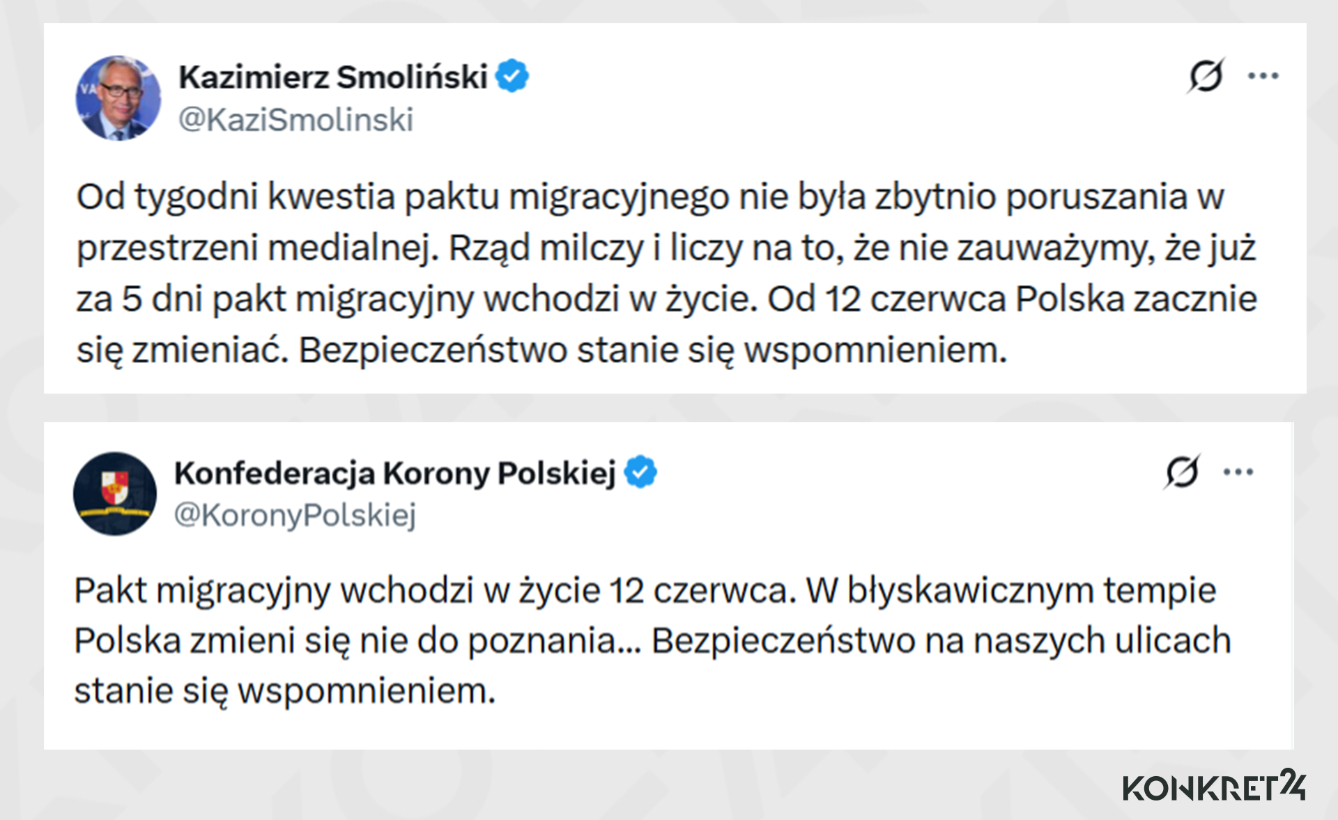 Politycy straszą, że po wejściu w życie paktu "Polska zmieni się nie do poznania"