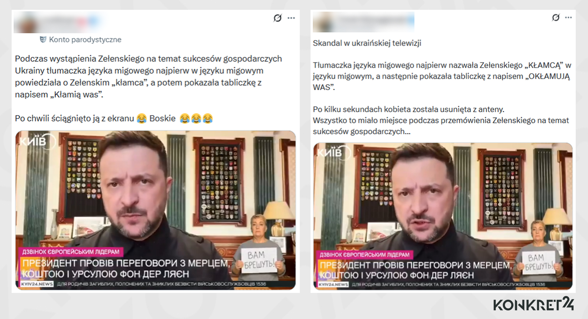 Fałszywka z tłumaczką języka migowego ma setki tysięcy wyświetleń 