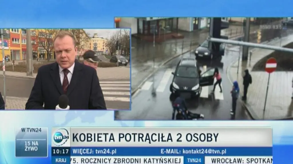 38-latka odpowie przed sądem za potrącenie dwóch osób  