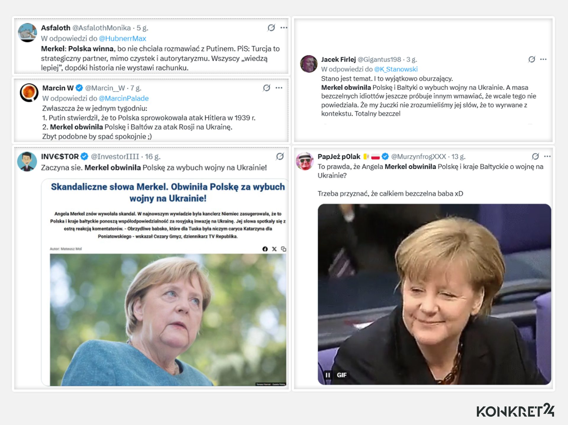 Polscy internauci o rzekomych słowach Angeli Merkel