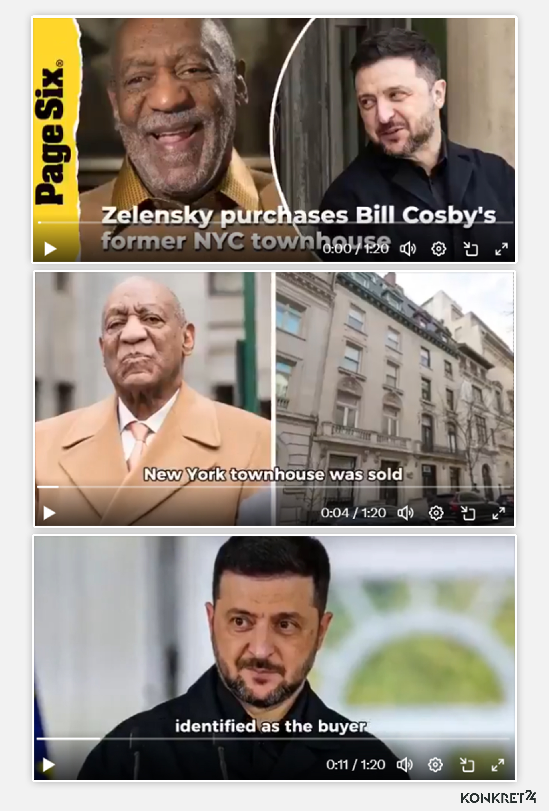 Fragmenty filmu, który stał się źródłem fałszywej historii