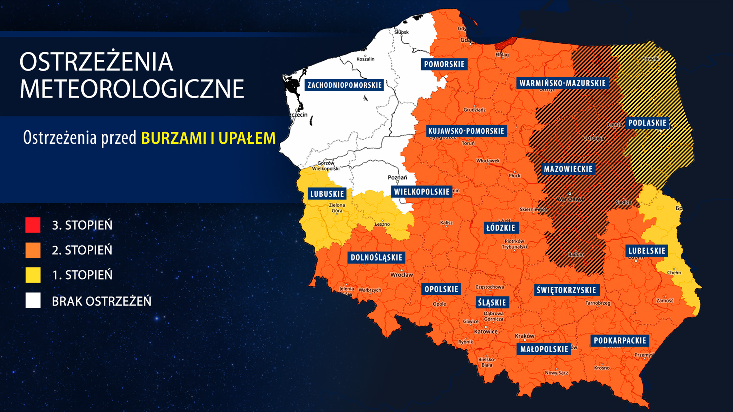 Ostrzeżenia meteorologiczne IMGW