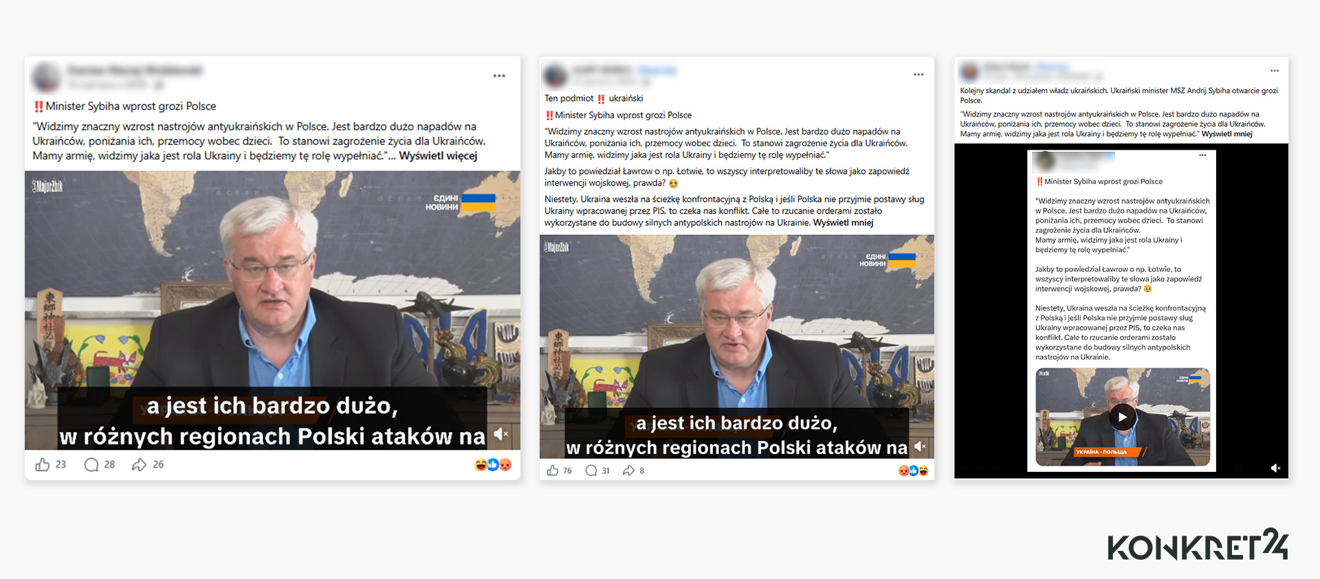 Fragment wywiadu rozchodzi się także po Facebooku