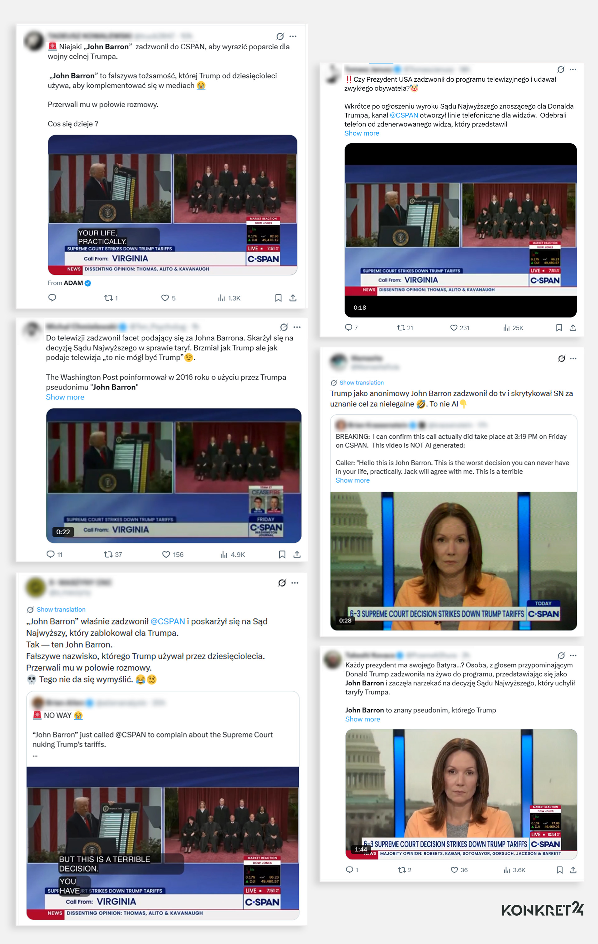 "Brzmiał jak Trump", "Trump jako anonimowy John Barron" - analizują polscy internauci, komentując nagranie