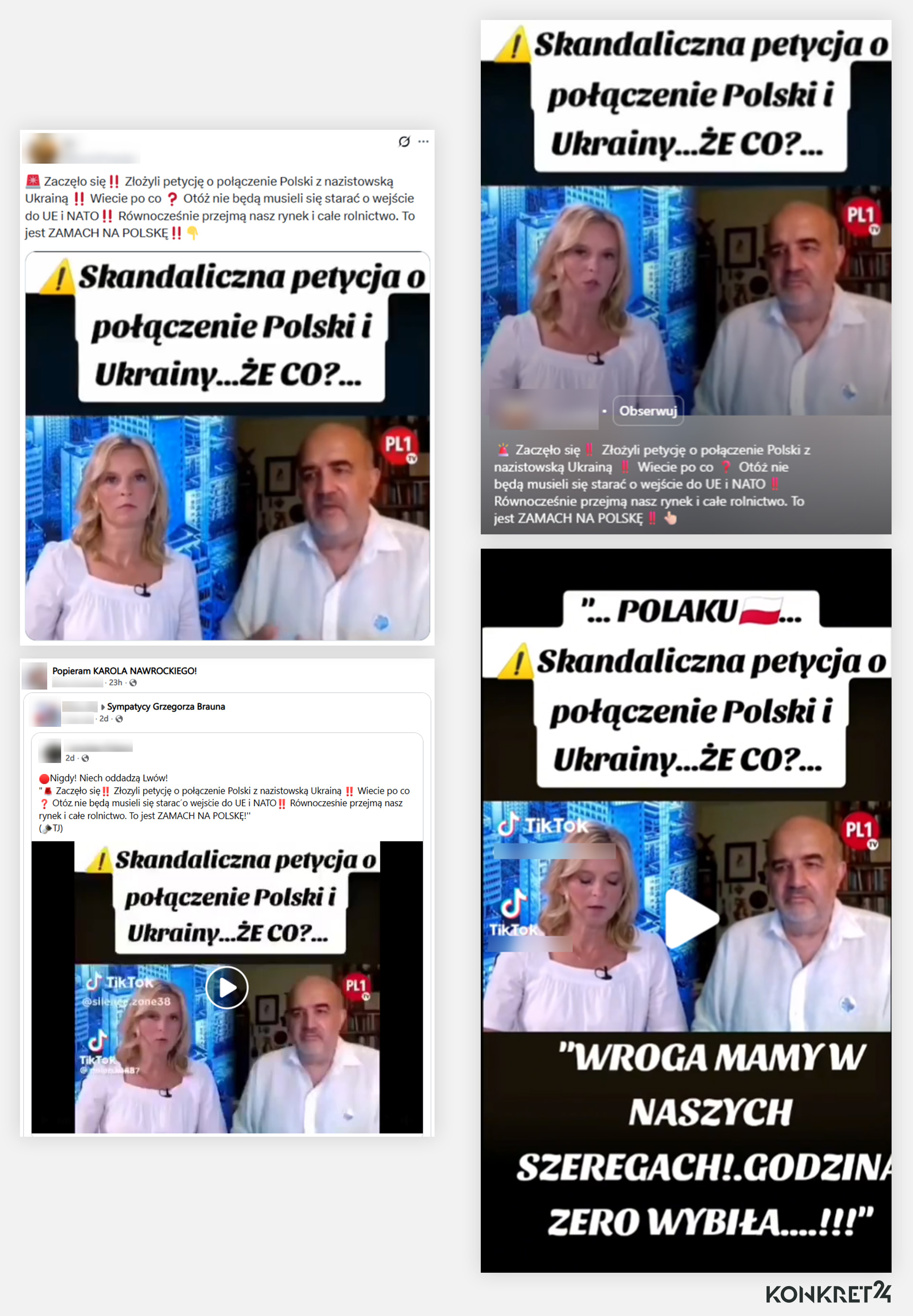 Informacja o petycji rozchodziła się na różnych platformach społecznościowych