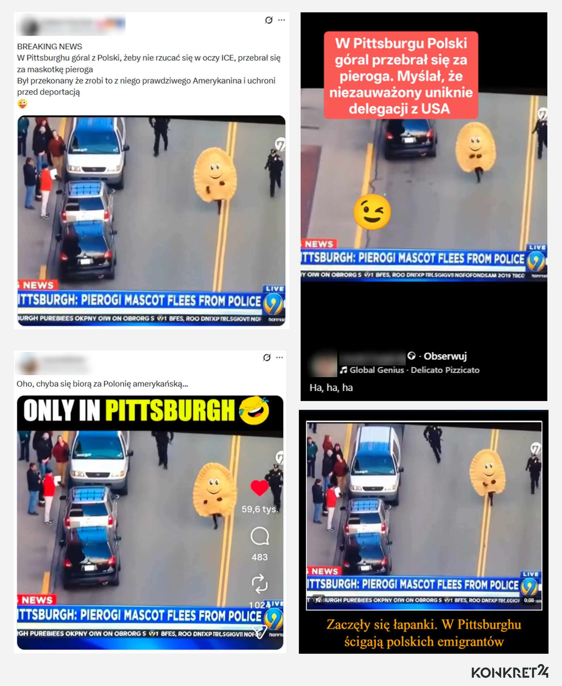 Polscy internauci wykorzystali nagranie do żartów z rodaków w USA