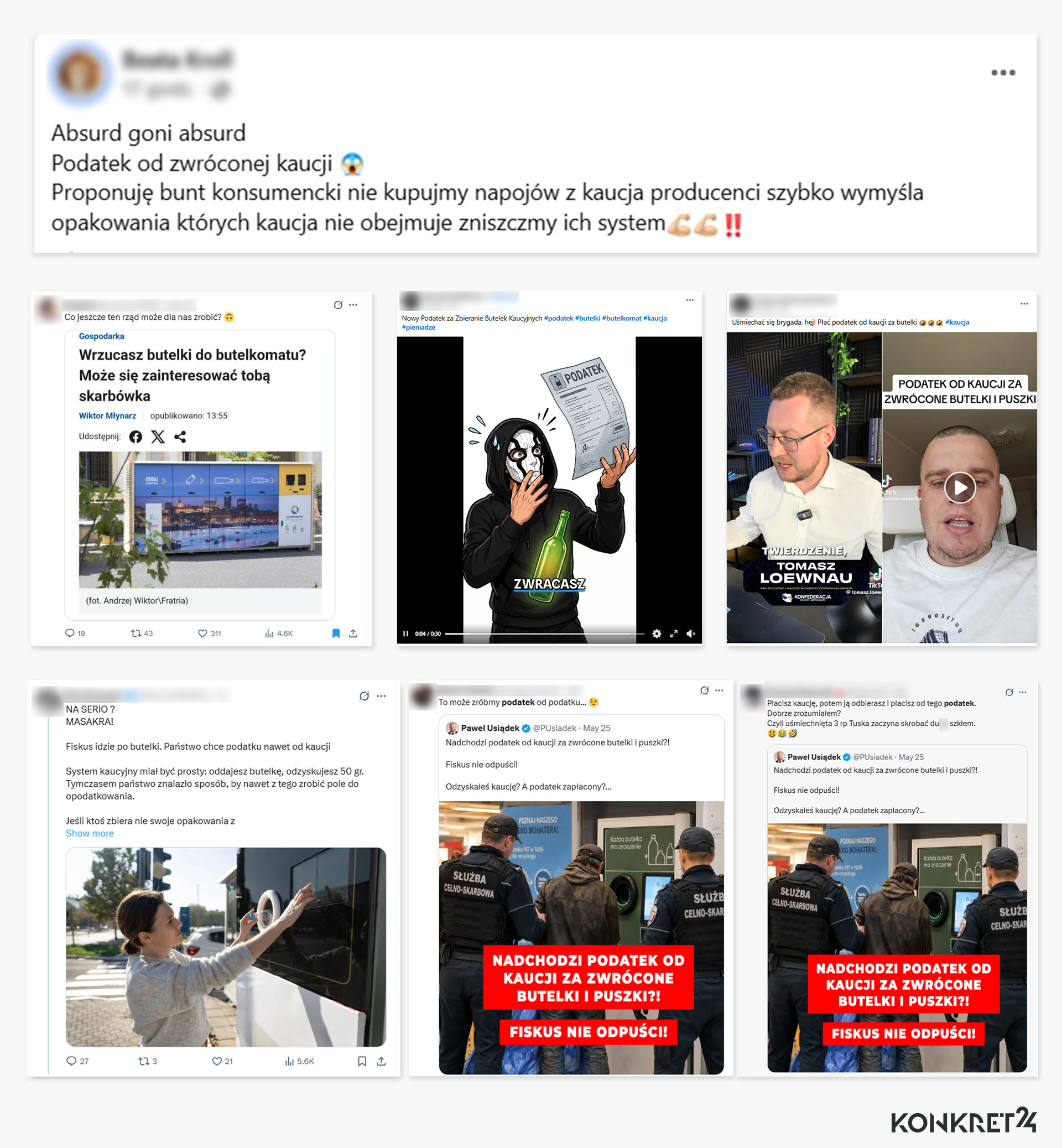 Doniesienia o podatku od zwrotu kaucji krążą po mediach społecznościowych