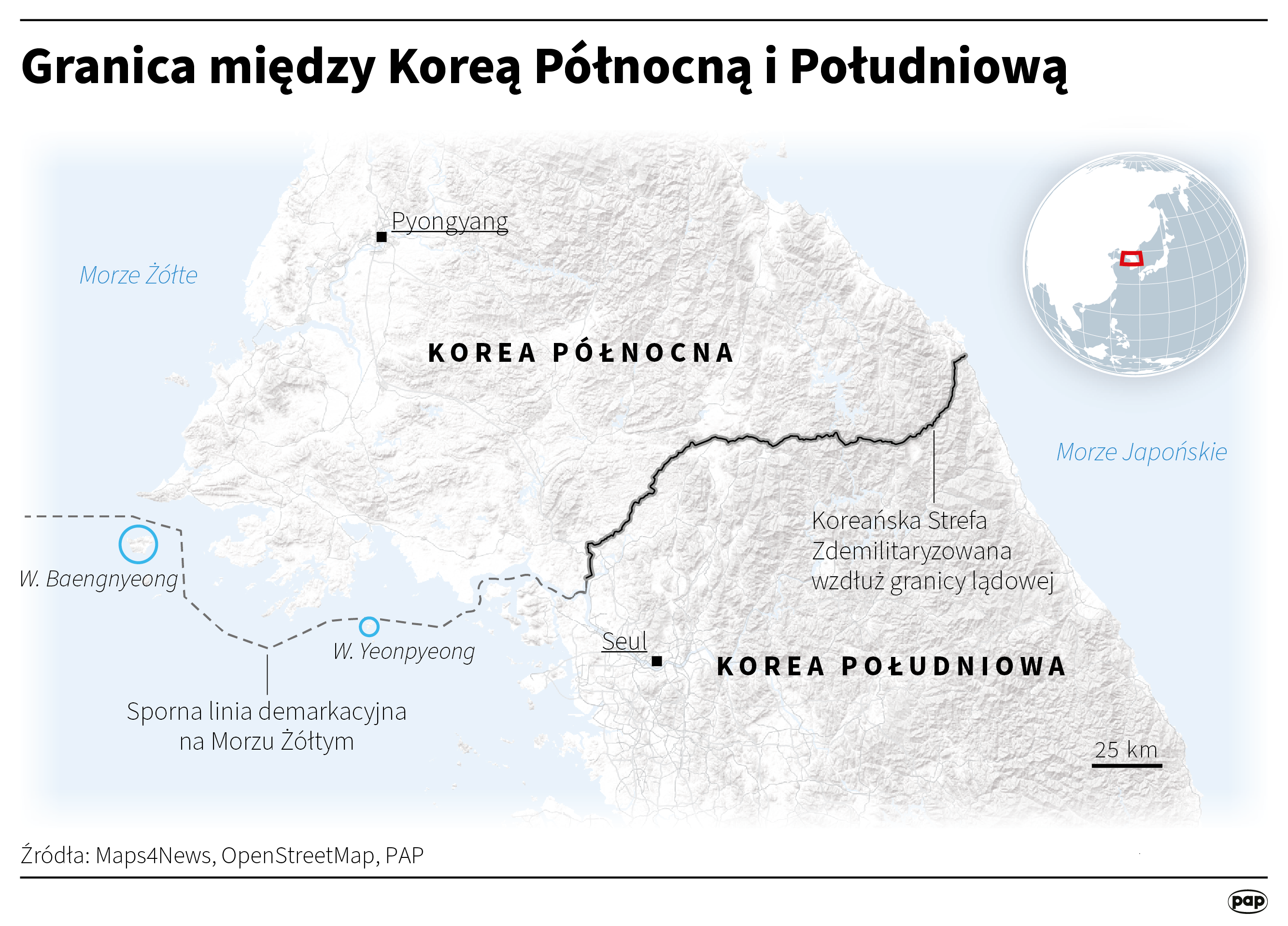 Granica między Koreą Północną i Południową