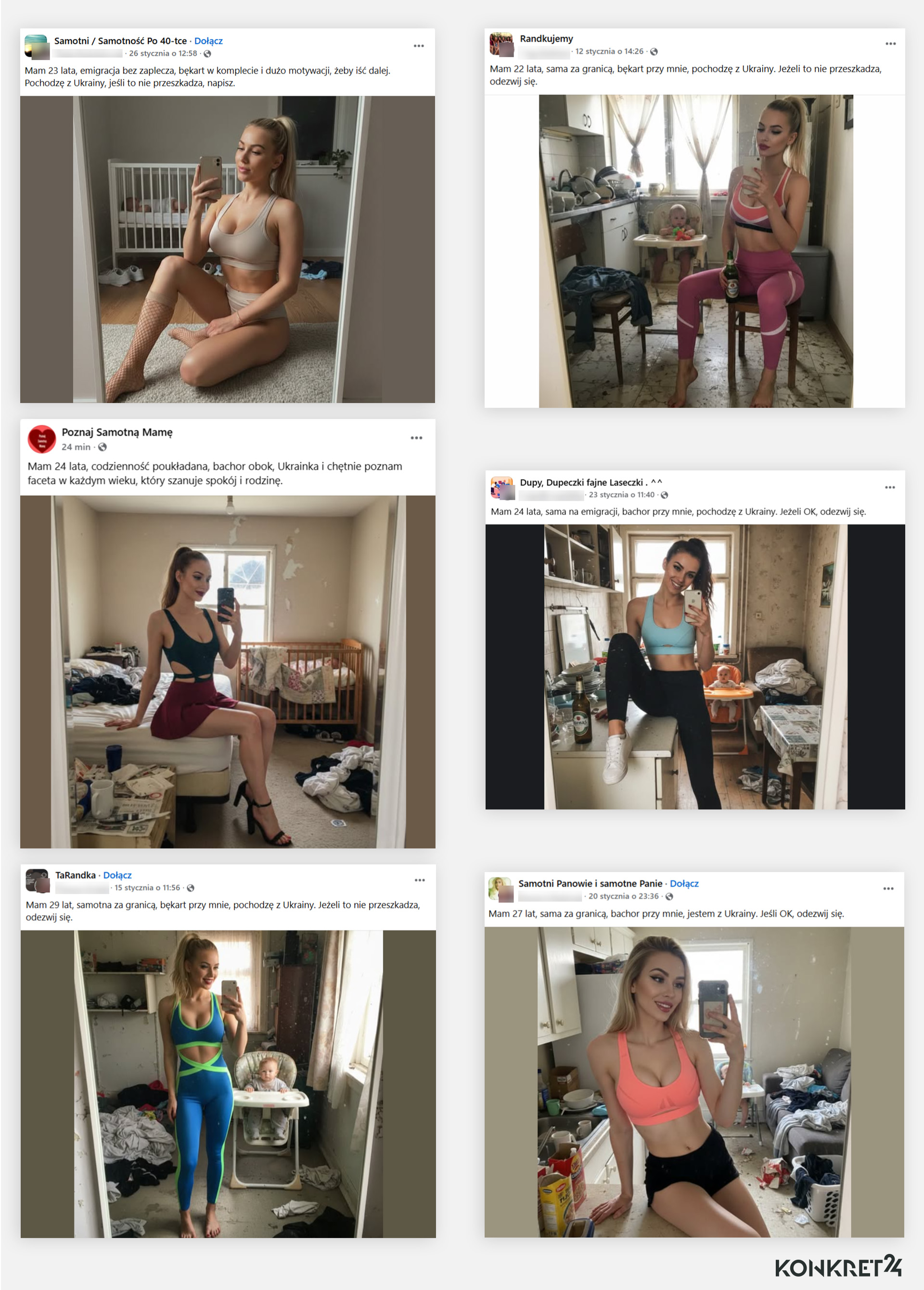 Polski Facebook zalały "ogłoszenia matrymonialne" rzekomych młodych matek z Ukrainy