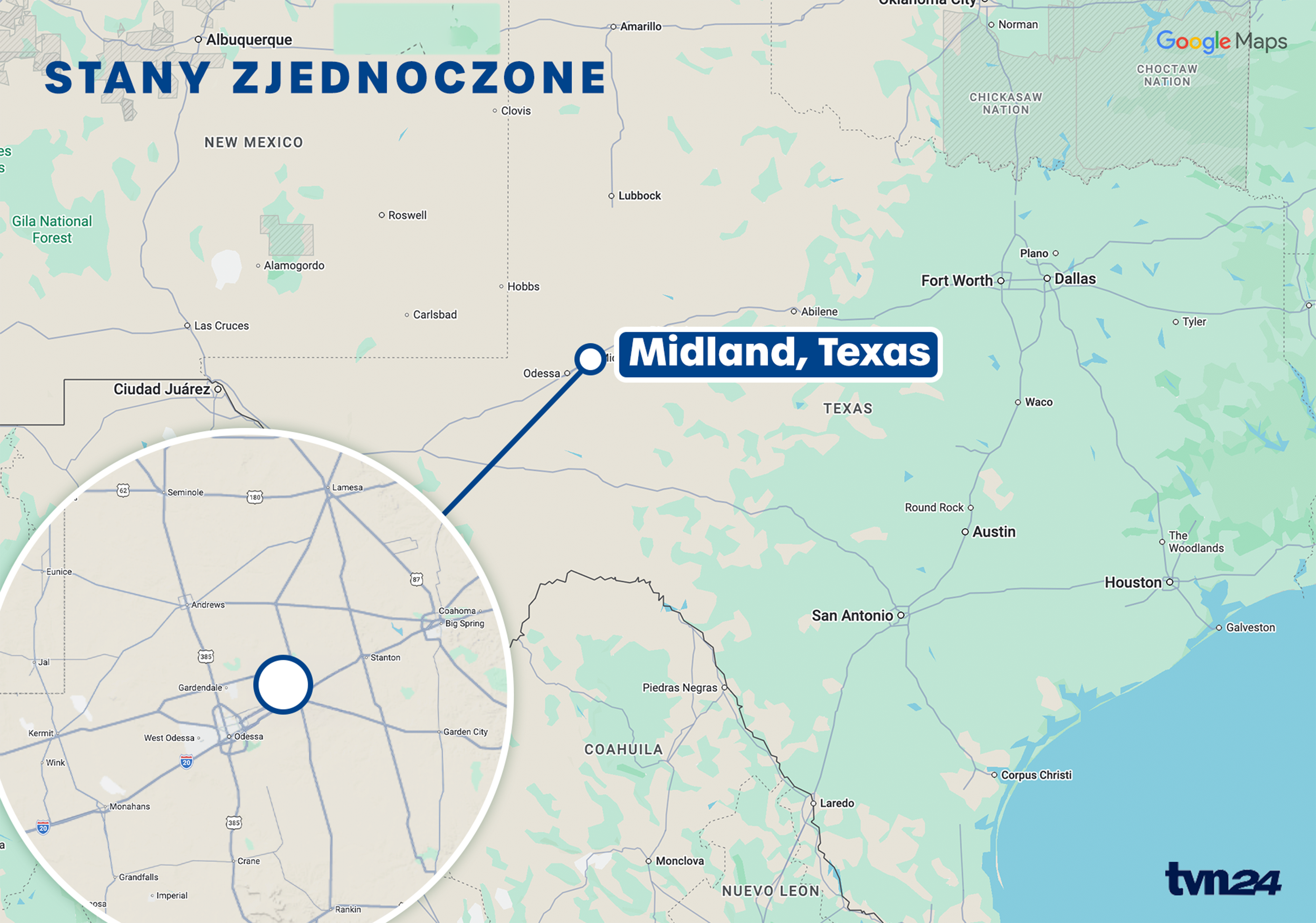 Midland w Teksasie, USA