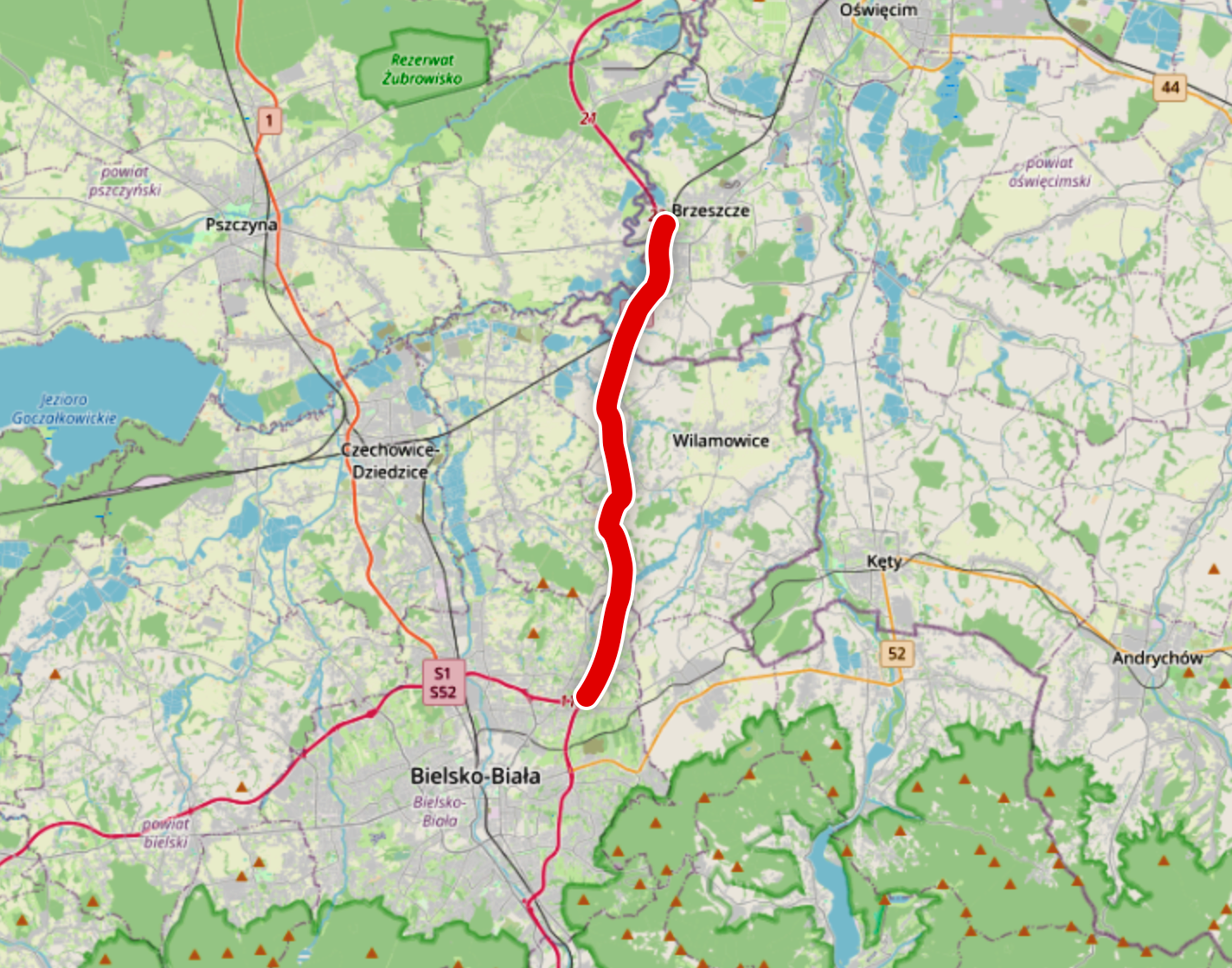 GDDKiA udostępniła odcinek S1 z Bielska-Białej do Brzeszcz