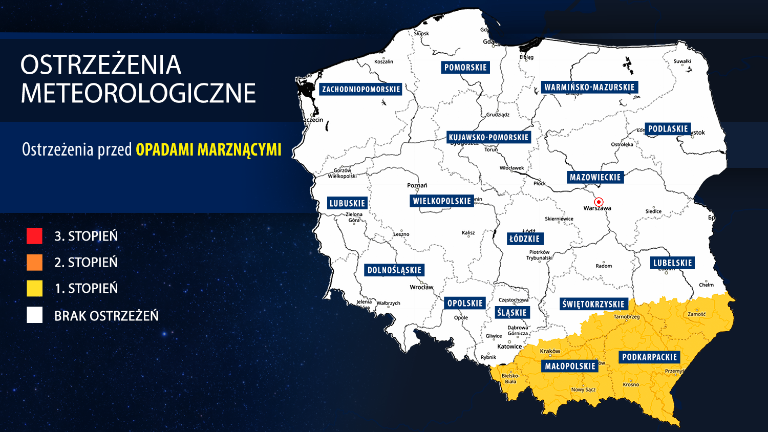 Ostrzeżenia meteorologiczne IMGW