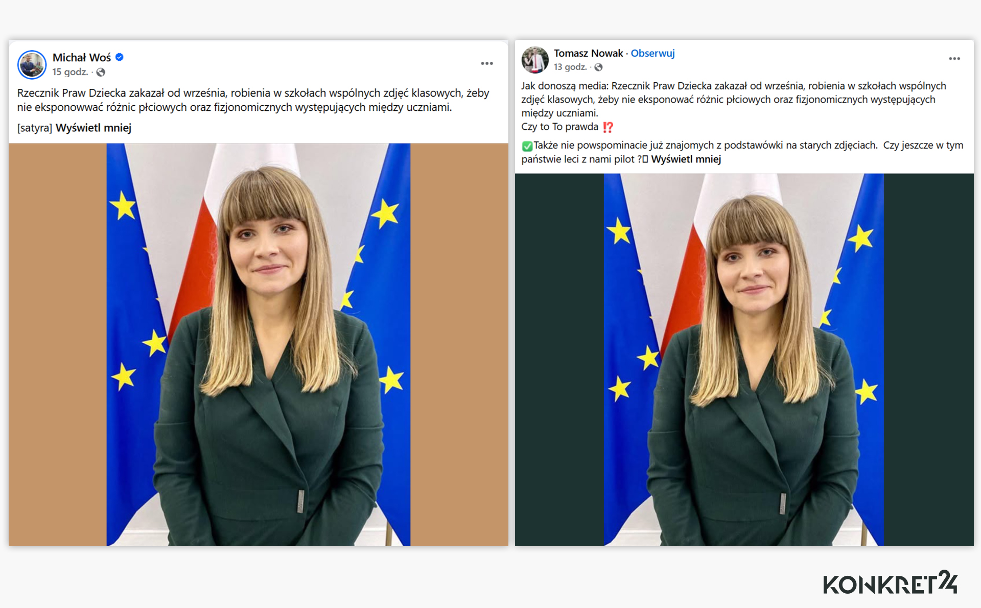 Michał Woś dodał, że wpis to satyra, ale już go usunął. Niektórzy pytali, czy to prawda