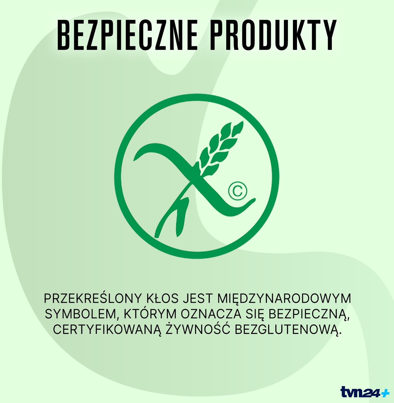 Certyfikowane produkty bezglutenowe oznacza się przekreślonym kłosem