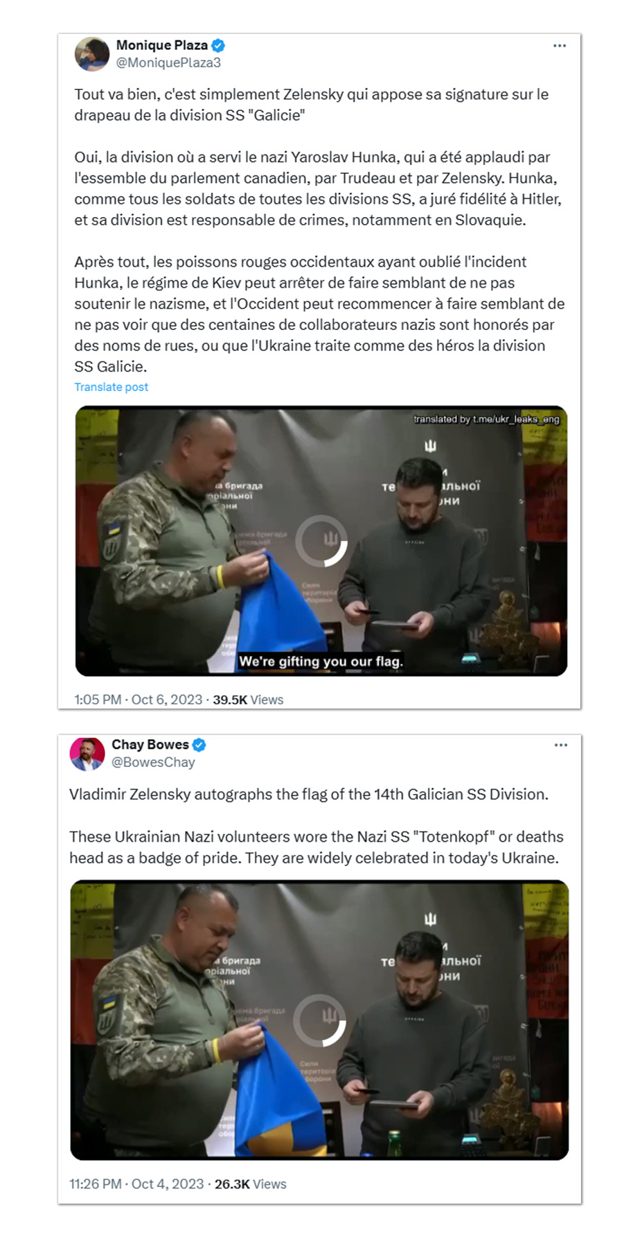 Fałszywie opisany film wykorzystywano w antyukraińskiej narracji już w 2023 roku
