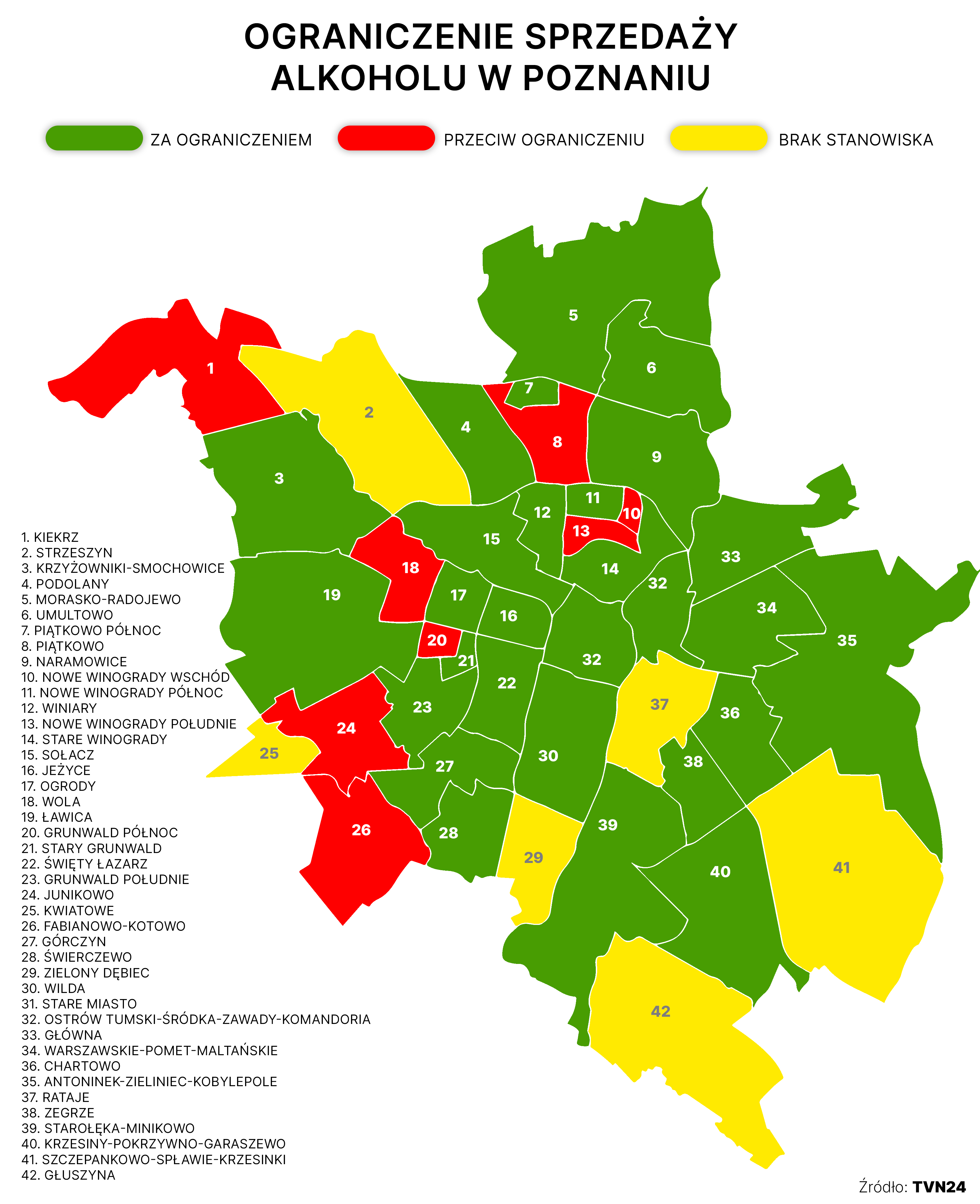 Jak rady osiedli w Poznaniu odnoszą się do pomysłu ograniczenia sprzedaży alkoholu w mieście?