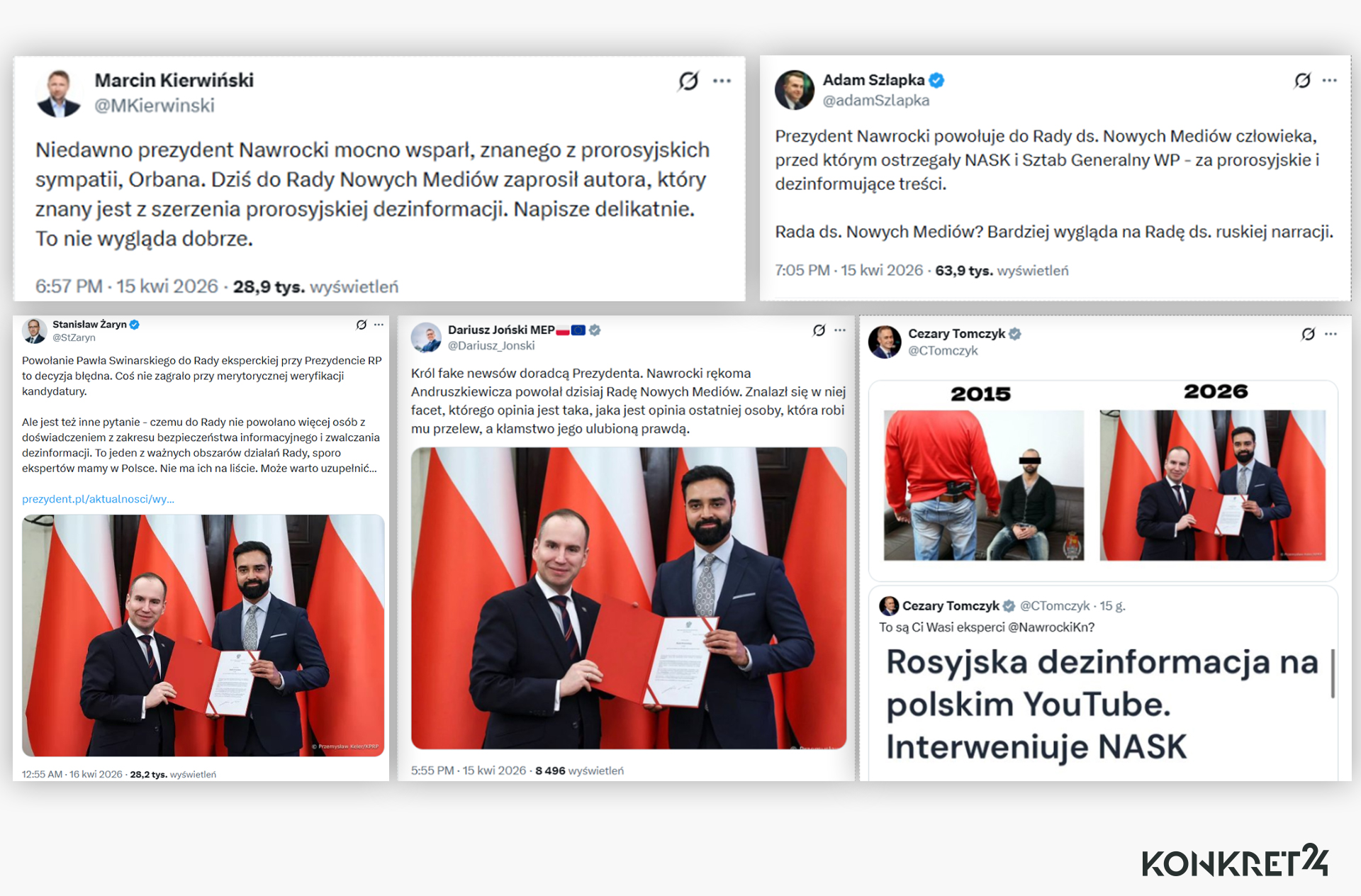 Obecność kontrowersyjnego youtubera w Radzie Nowych Mediów krytykują zarówno politycy rządzący, jak też np. Stanisław Żaryn   