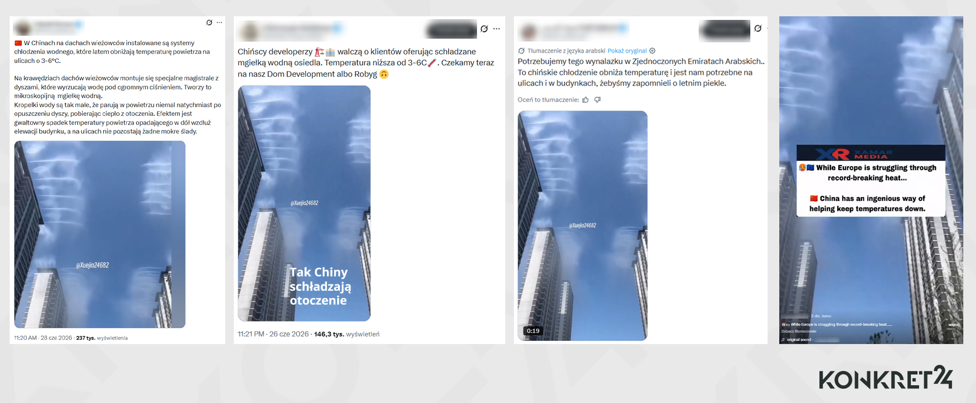 Internauci zachwycają się "chińskim" rozwiązaniem na ochłodzenie temperatury