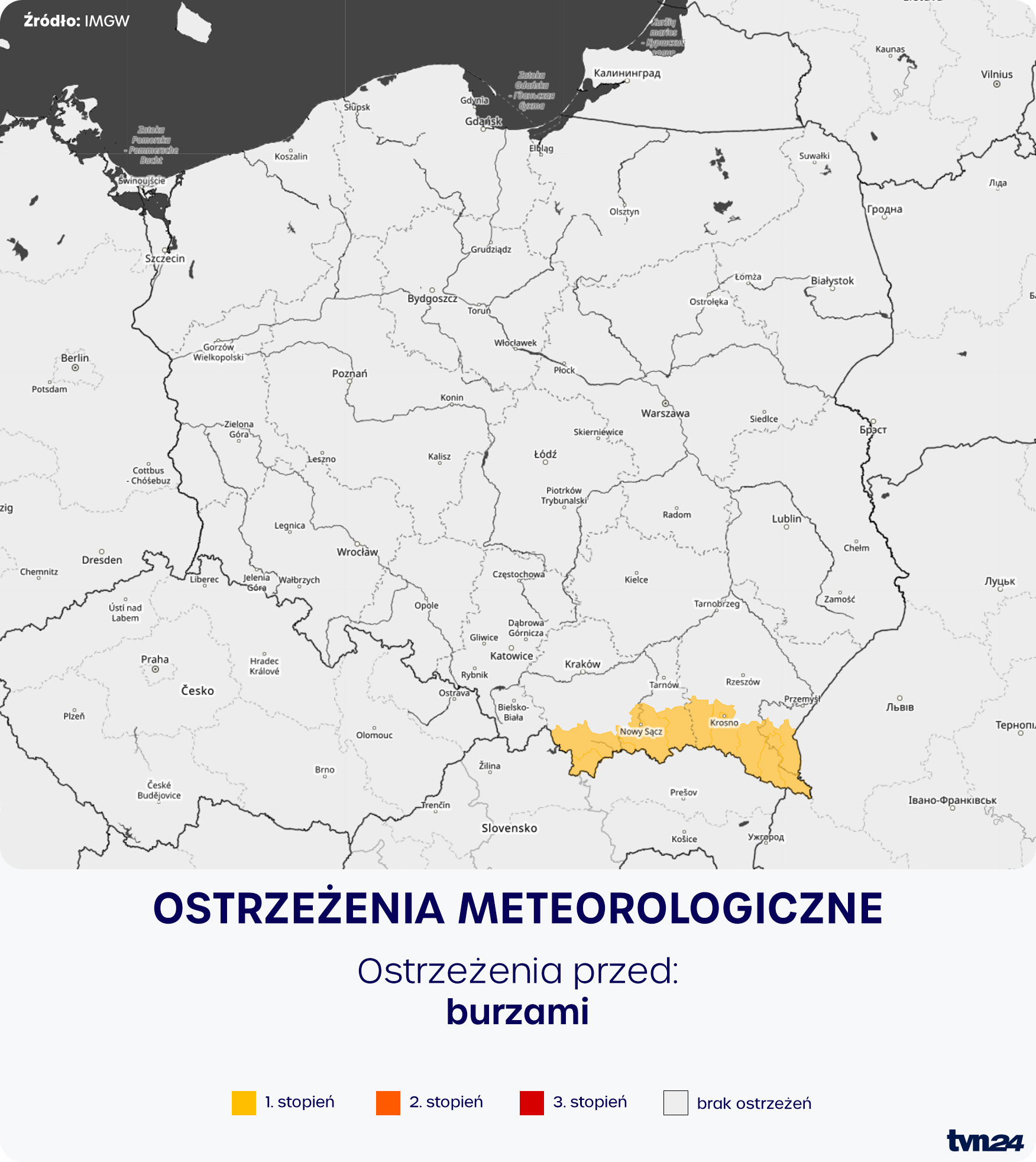 Ostrzeżenia IMGW