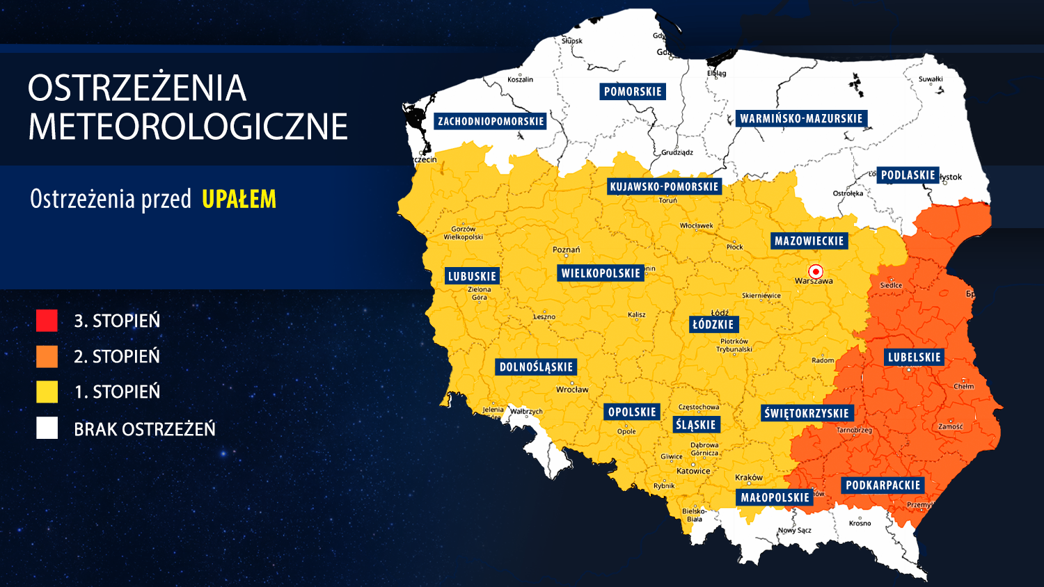 Ostrzeżenia meteorologiczne IMGW