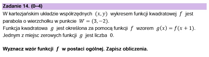 Matura 2026. Najwyżej punktowane zadanie z matematyki (poziom podstawowy)