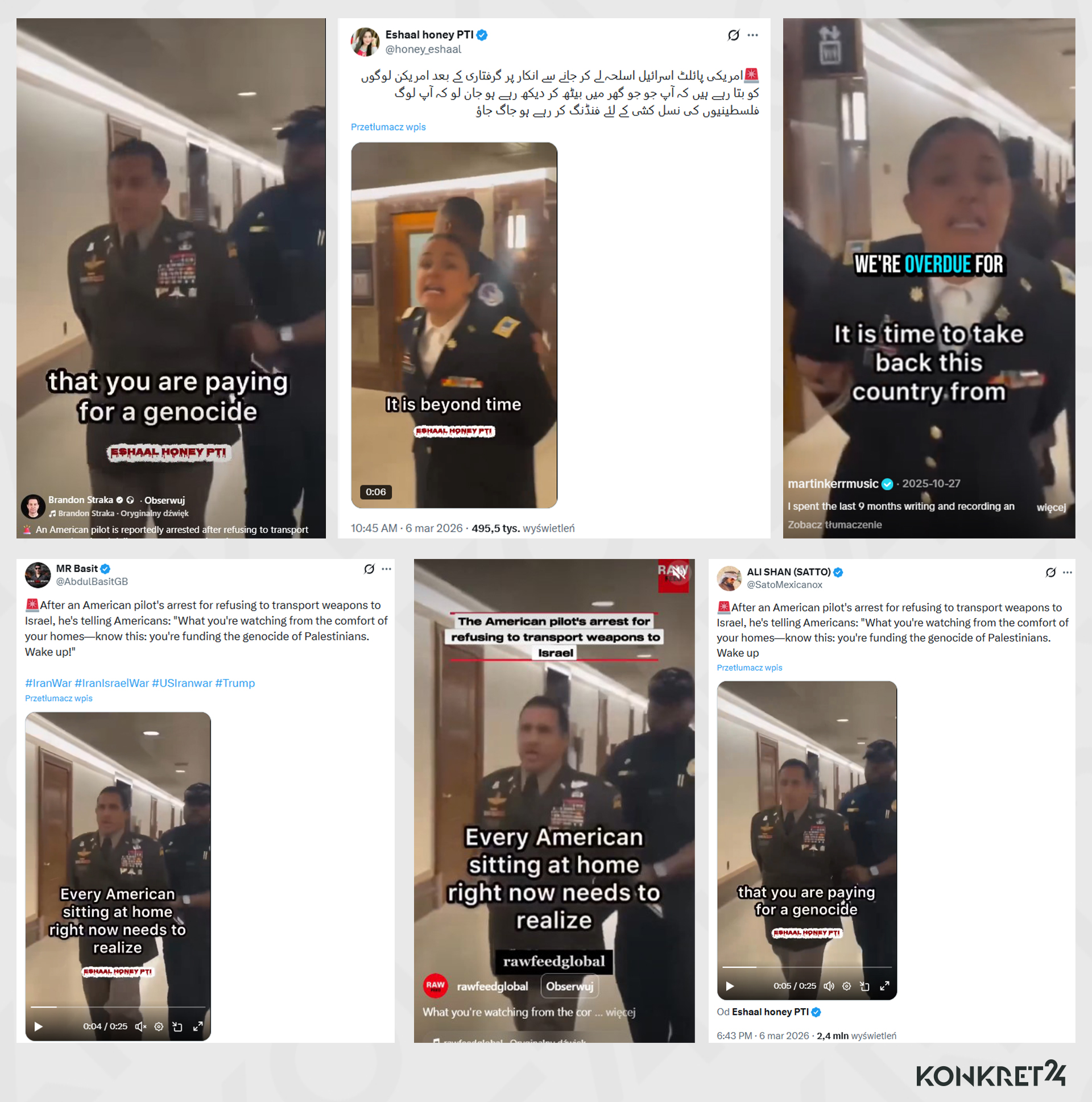 W zagranicznym internecie nagranie generuje miliony wyświetleń. Również jest podawane z fałszywym kontekstem