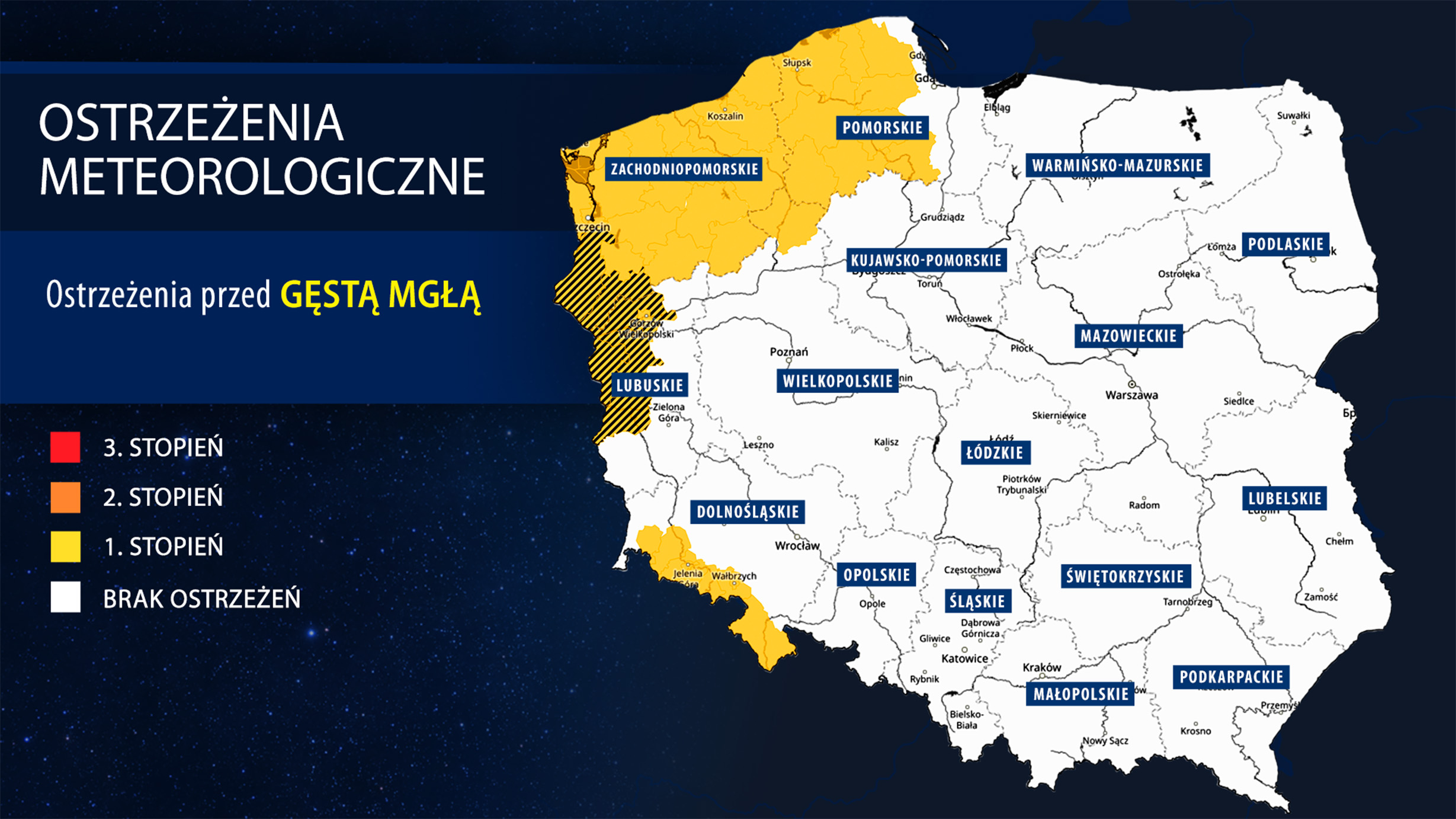 Ostrzeżenia meteorologiczne IMGW