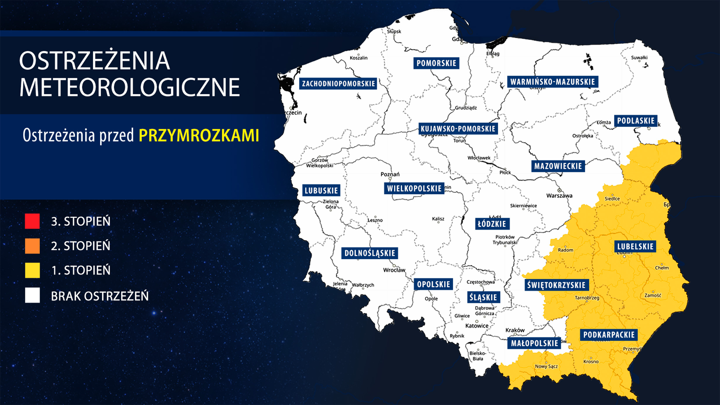 Ostrzeżenia meteorologiczne IMGW